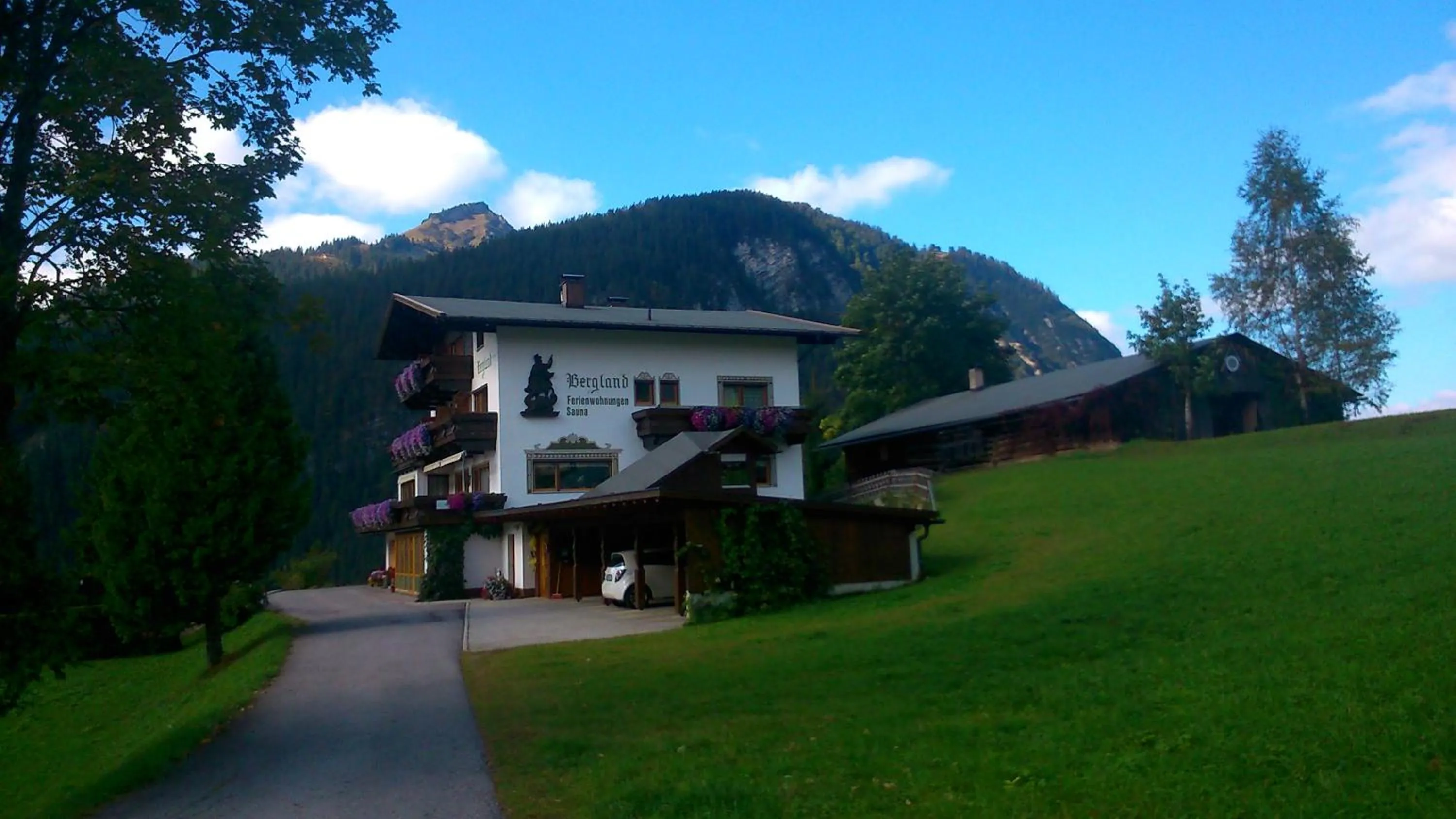 Mountain view in Gästehaus Bergland