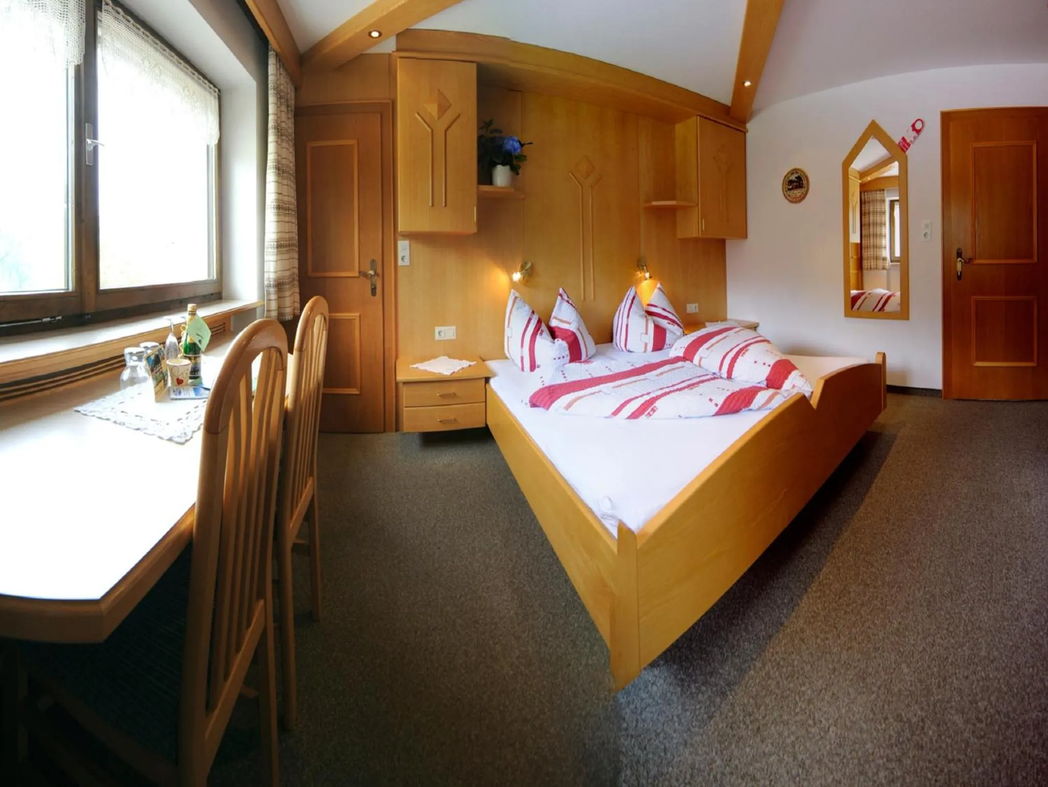Photo of the whole room, Bed in Gästehaus Bergland