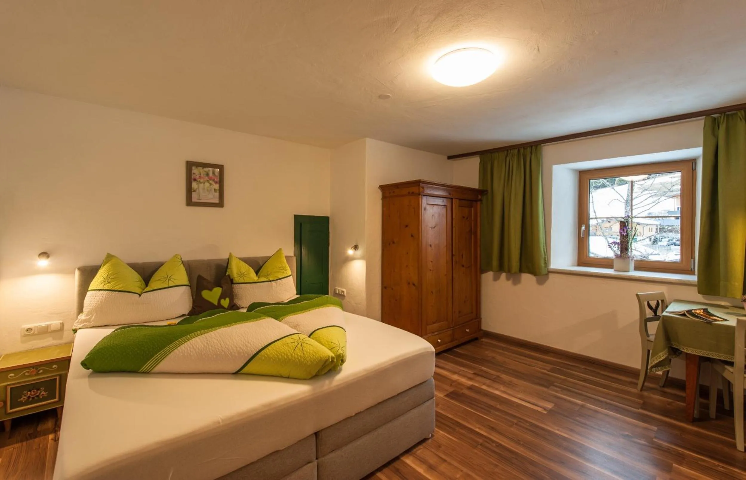 Bed in Gästehaus Bergland