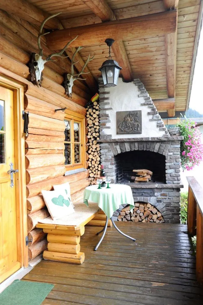 Garden in Gästehaus Bergland