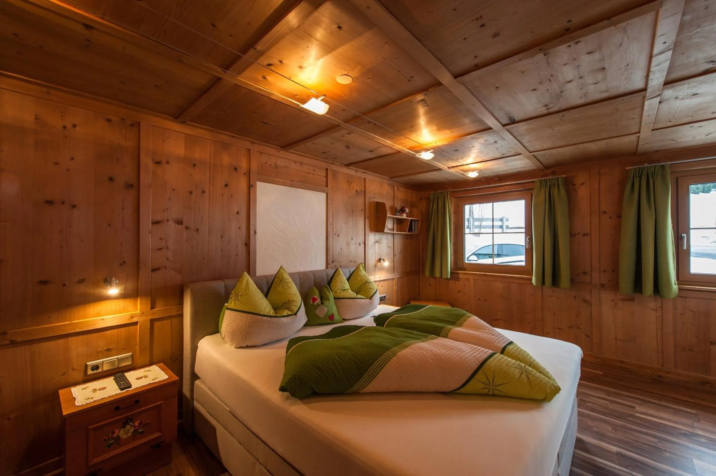 Bed in Gästehaus Bergland