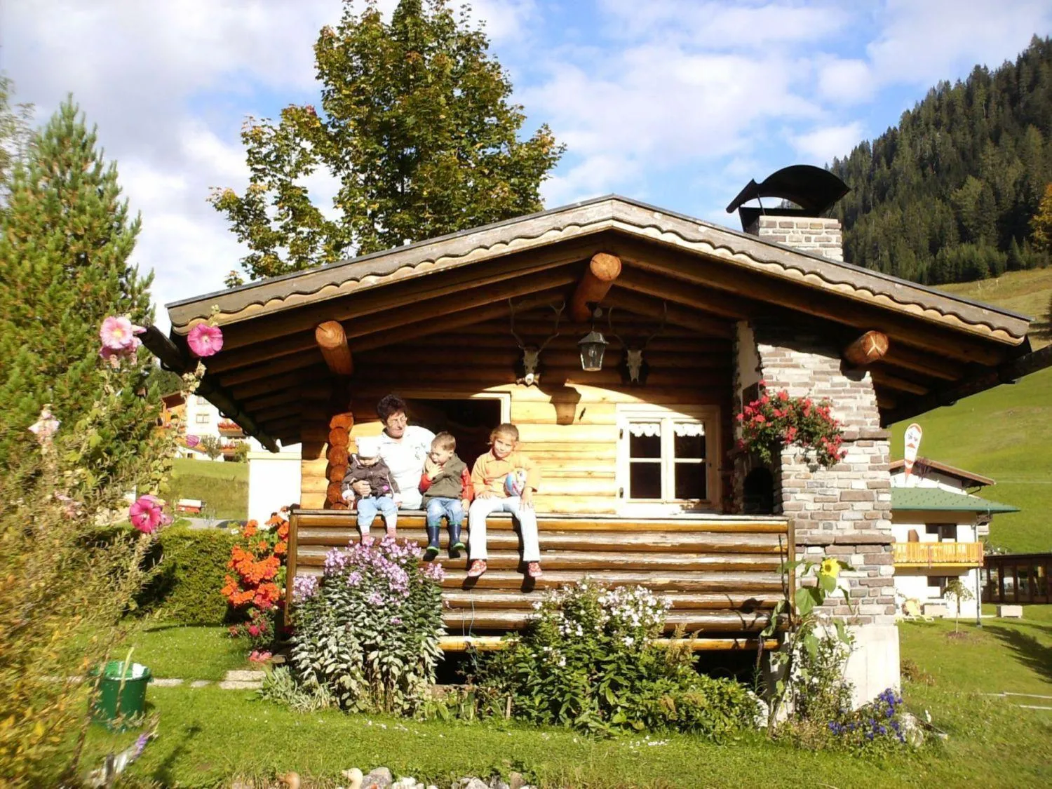 Garden in Gästehaus Bergland