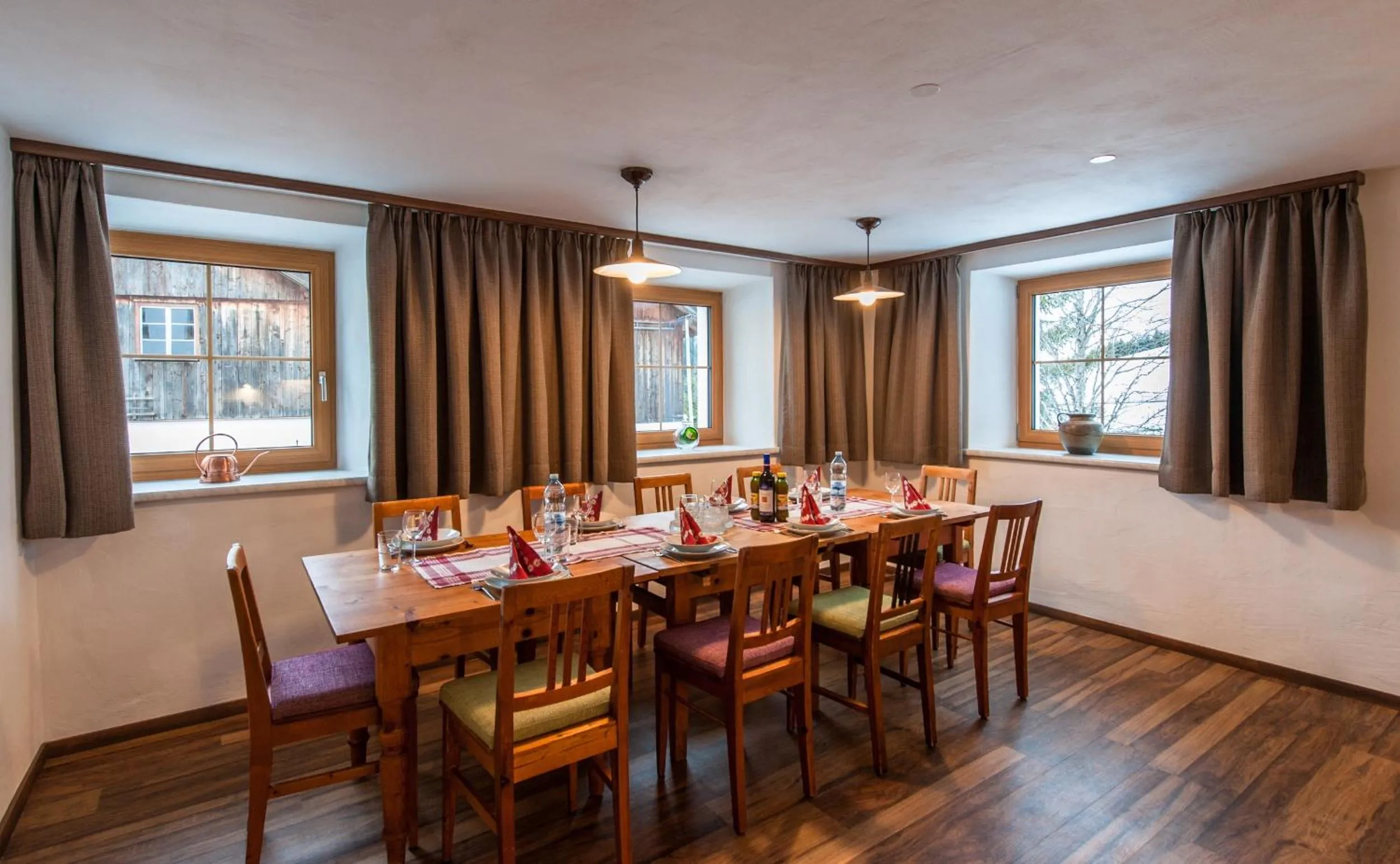 Dining area in Gästehaus Bergland