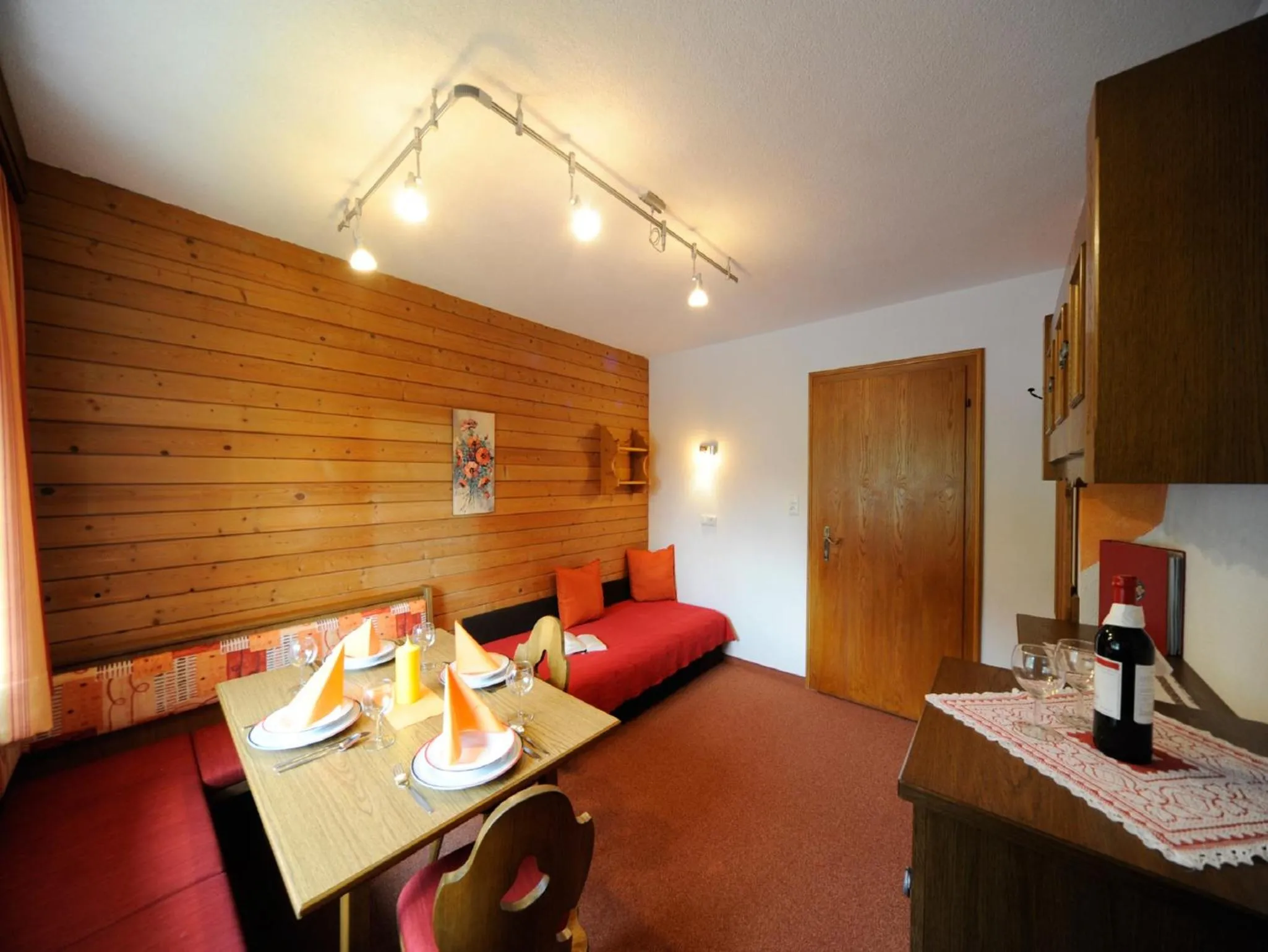Dining area in Gästehaus Bergland