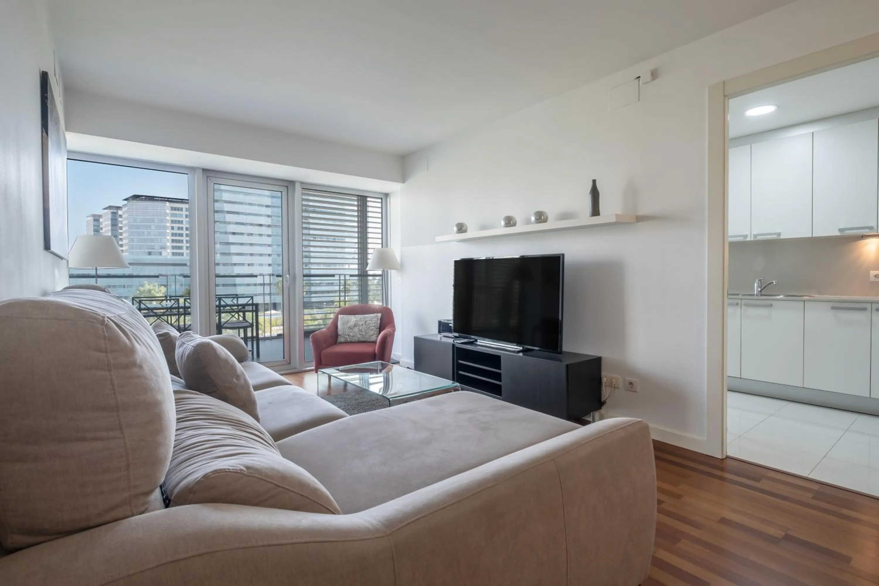 TV and multimedia in Rent Top Apartments Beach-Diagonal Mar