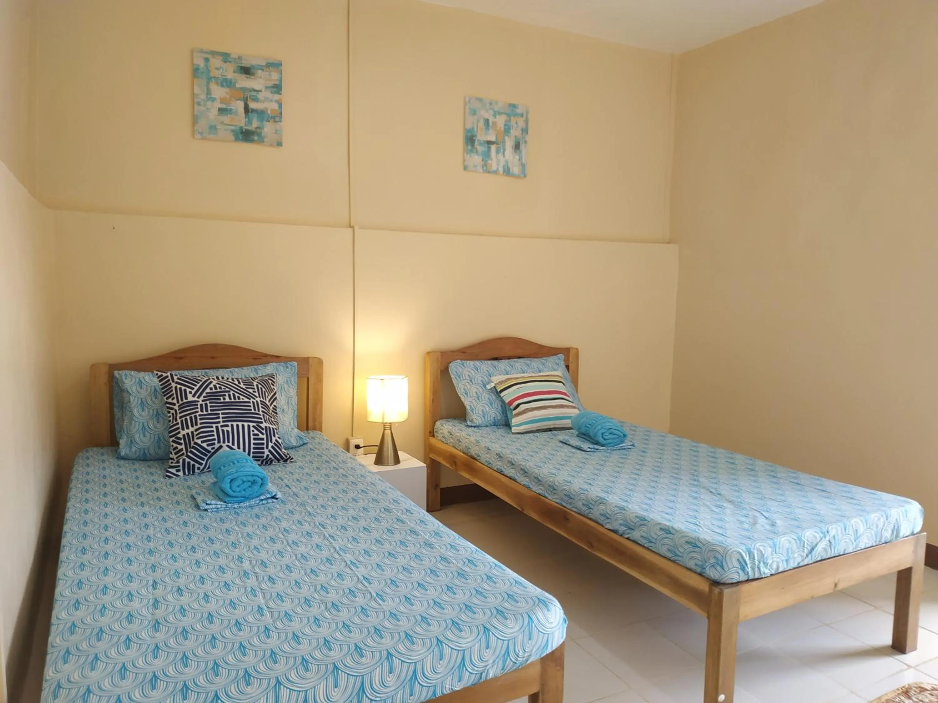 Bed in Nelmann's Nipa Huts