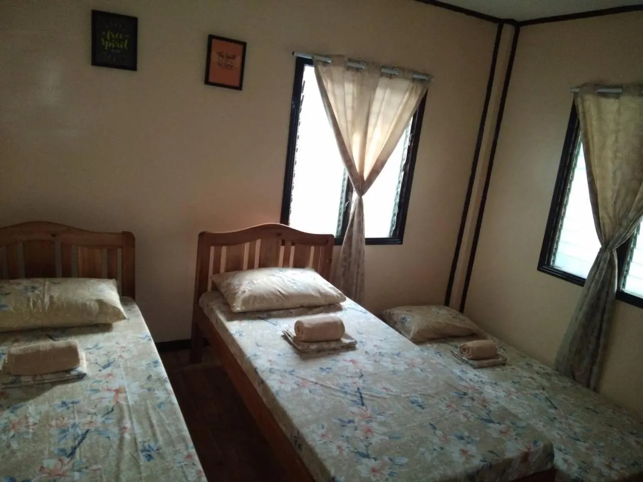 Bed in Nelmann's Nipa Huts