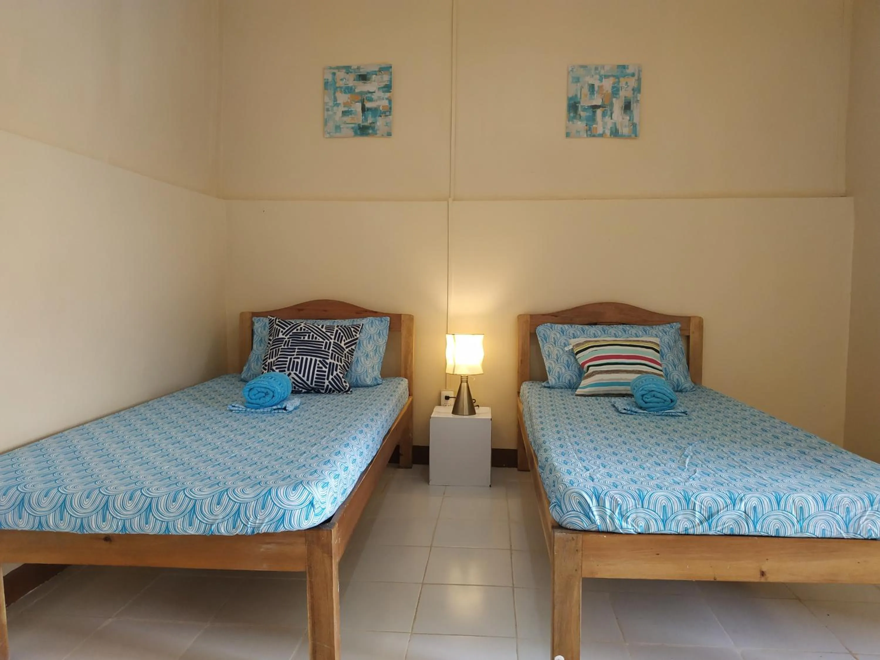 Bed in Nelmann's Nipa Huts