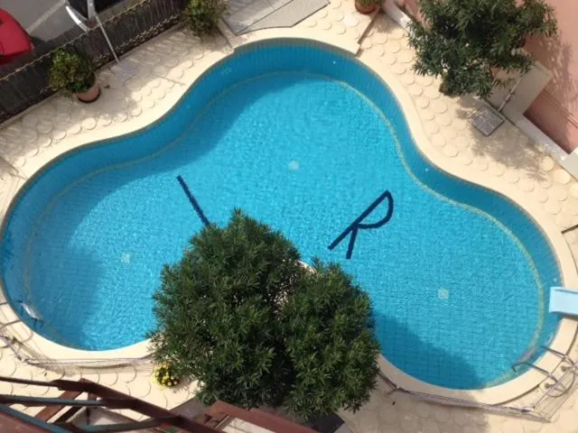Pool view in Ligure Residence