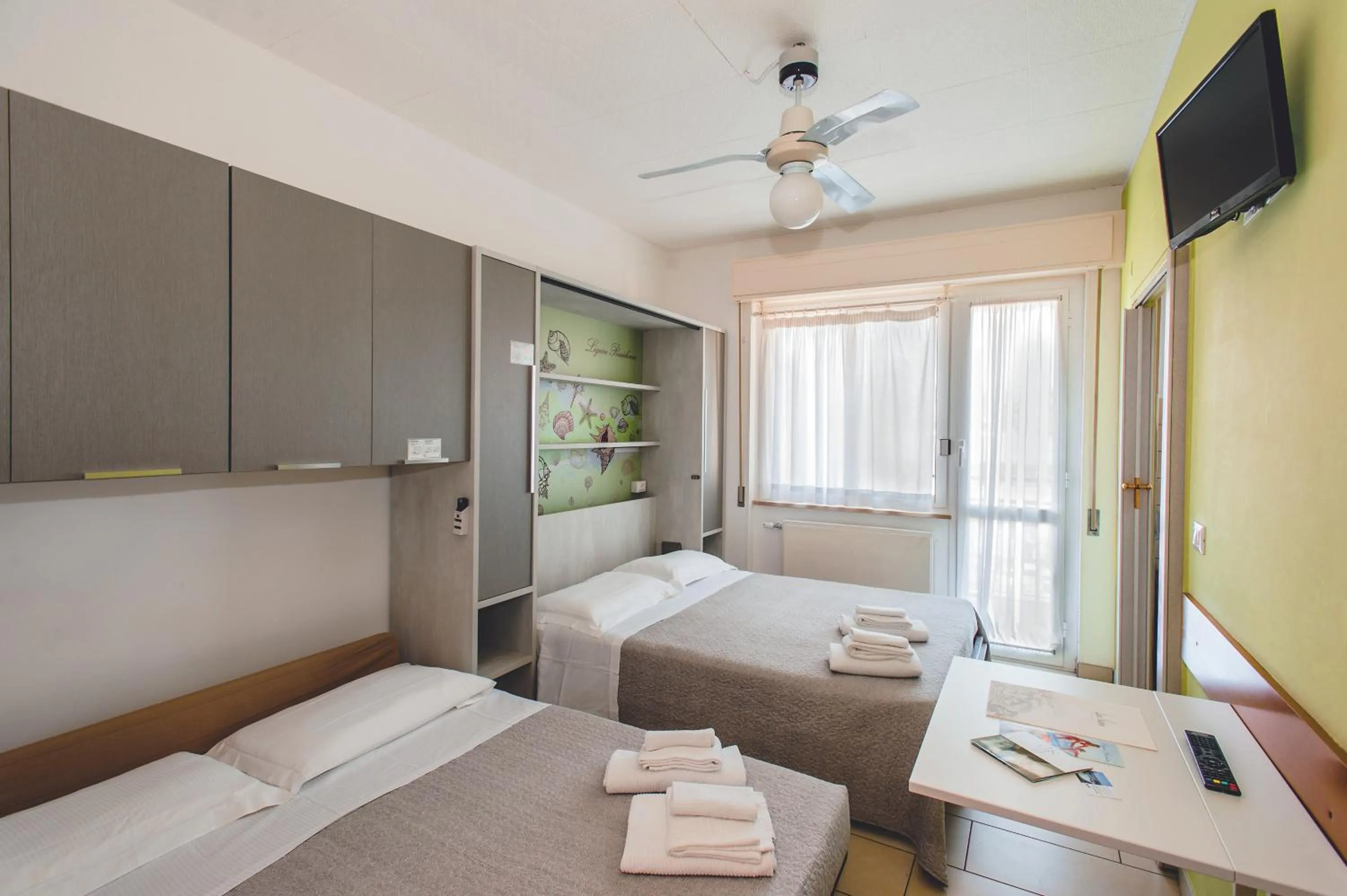 View (from property/room), Bed in Ligure Residence