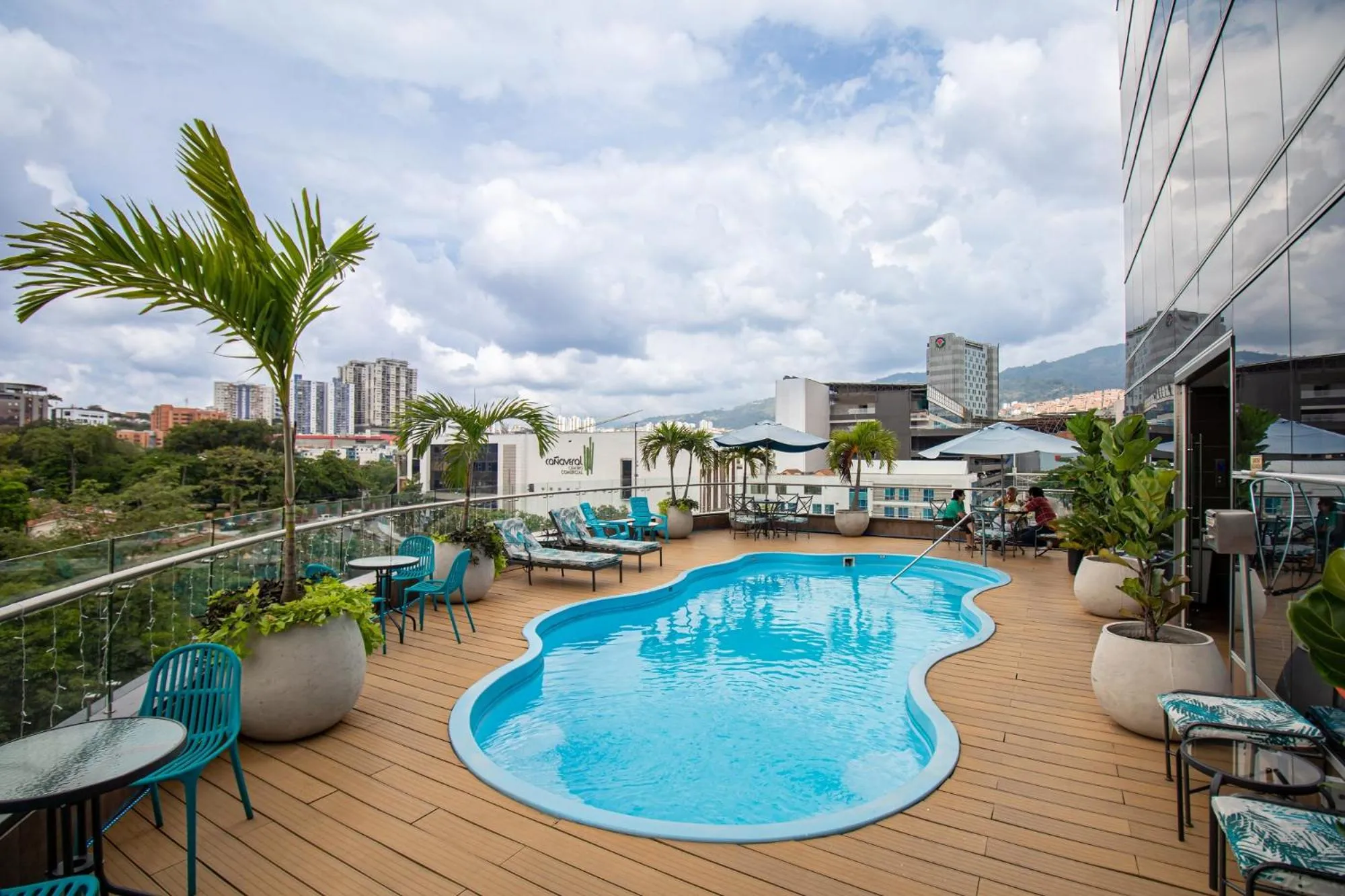 Balcony/Terrace in Hotel Roseliere Bucaramanga
