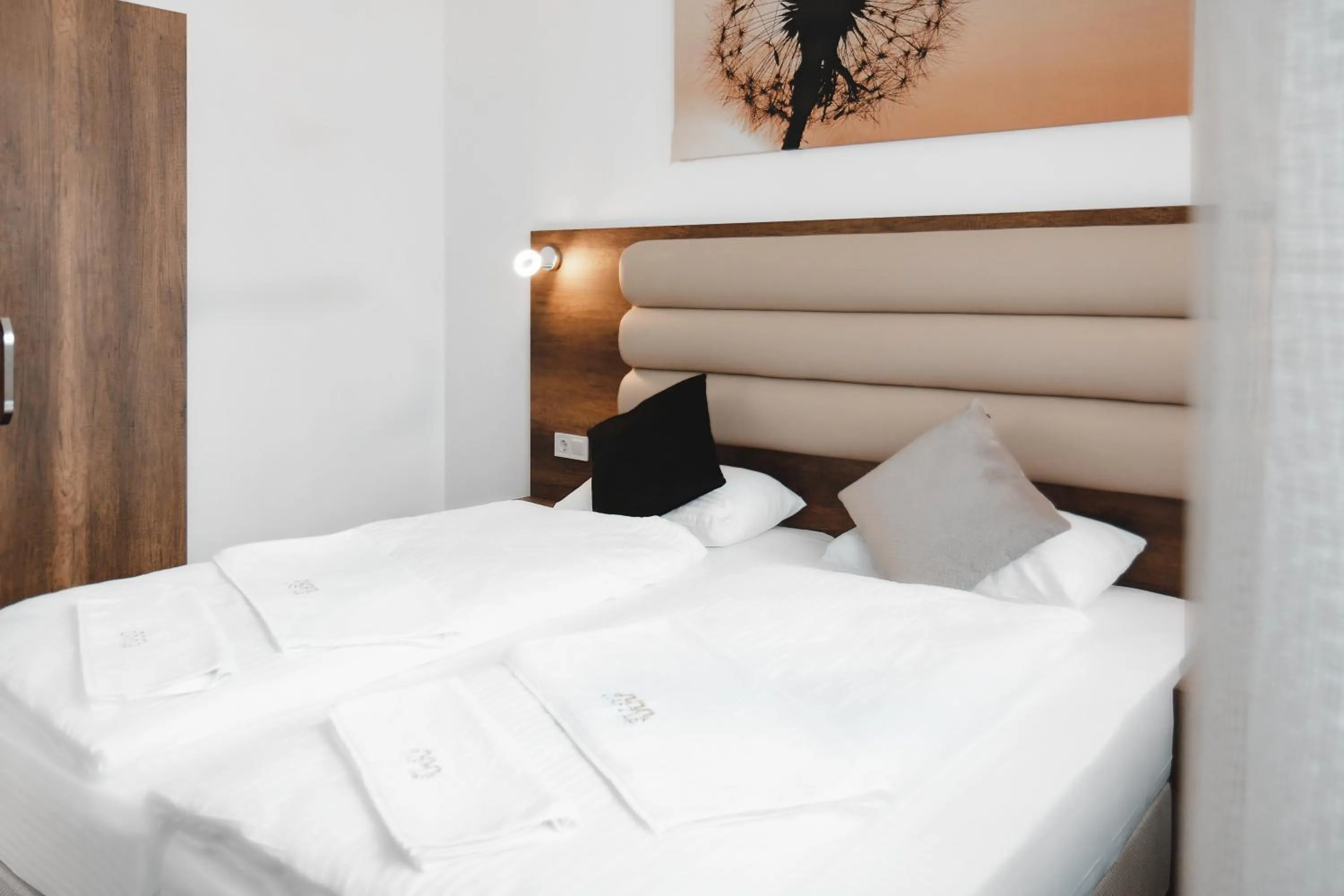 Bed in Hotel Castle Rastatt