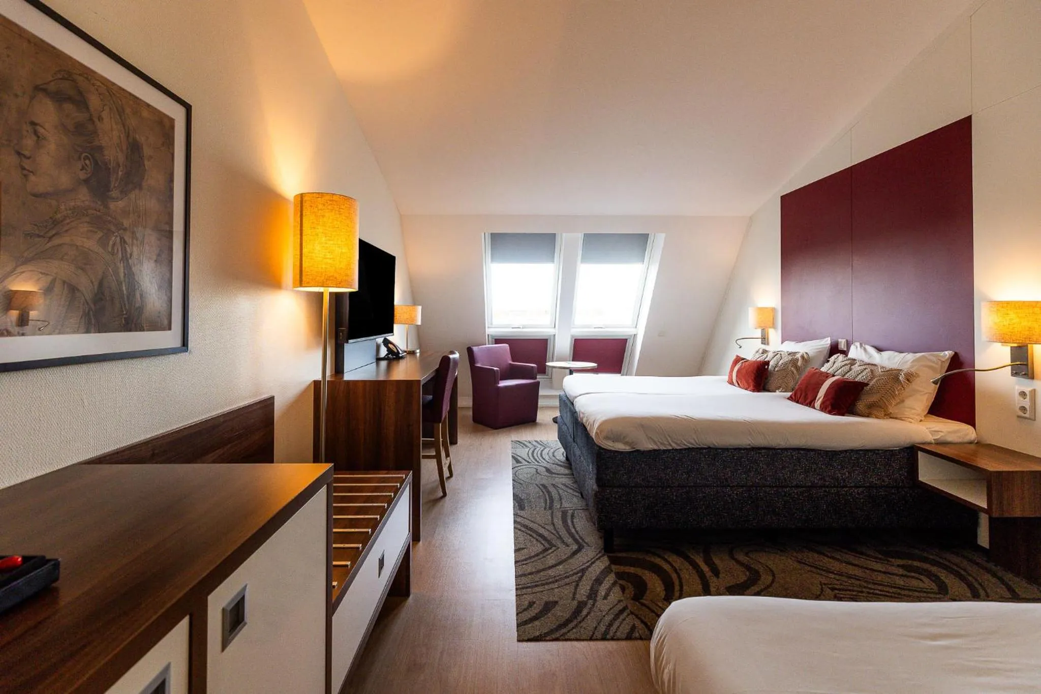 Bed in City Hotel Gouda, WorldHotels Crafted Collection