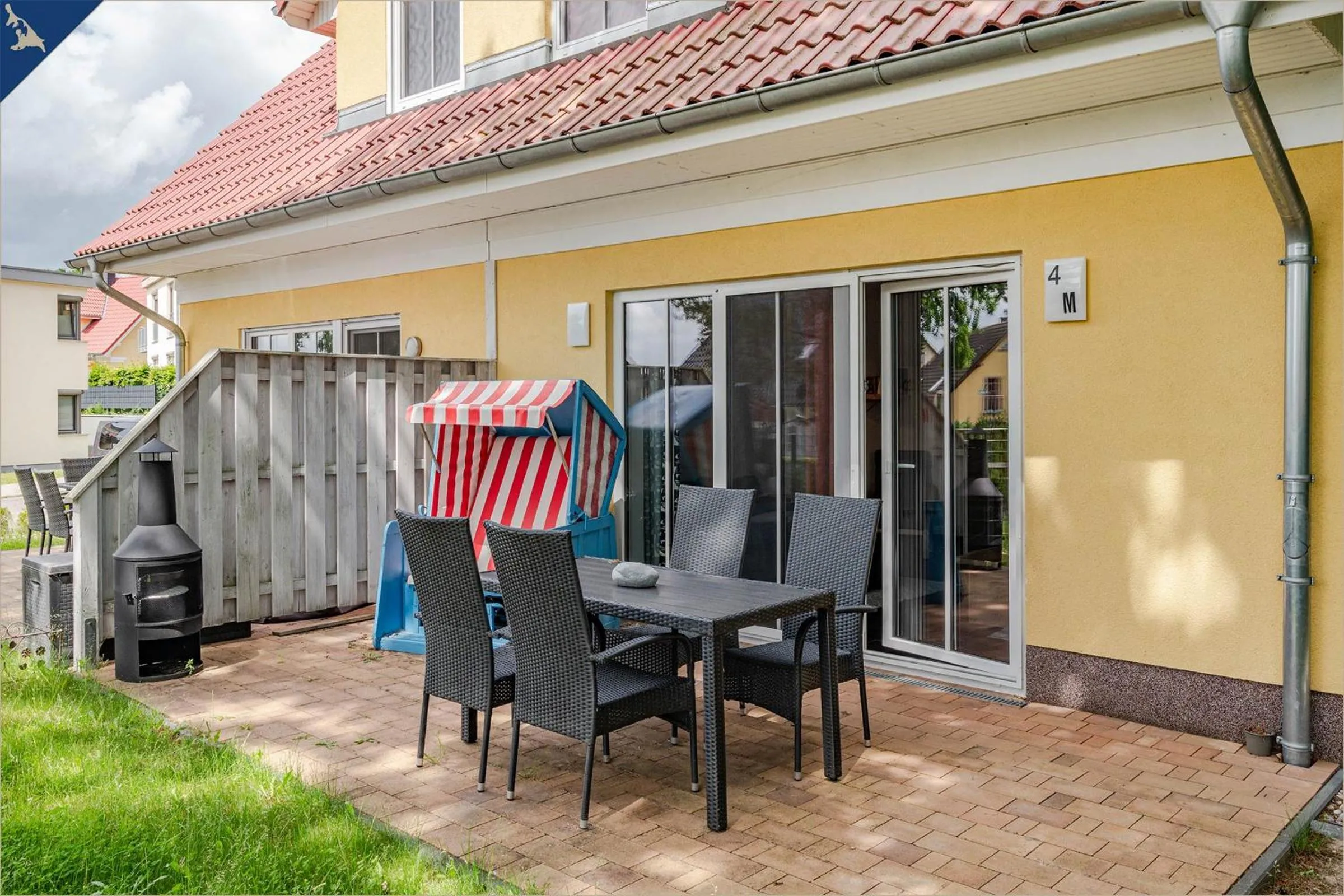 Balcony/Terrace in Waldsiedlung Kontraste