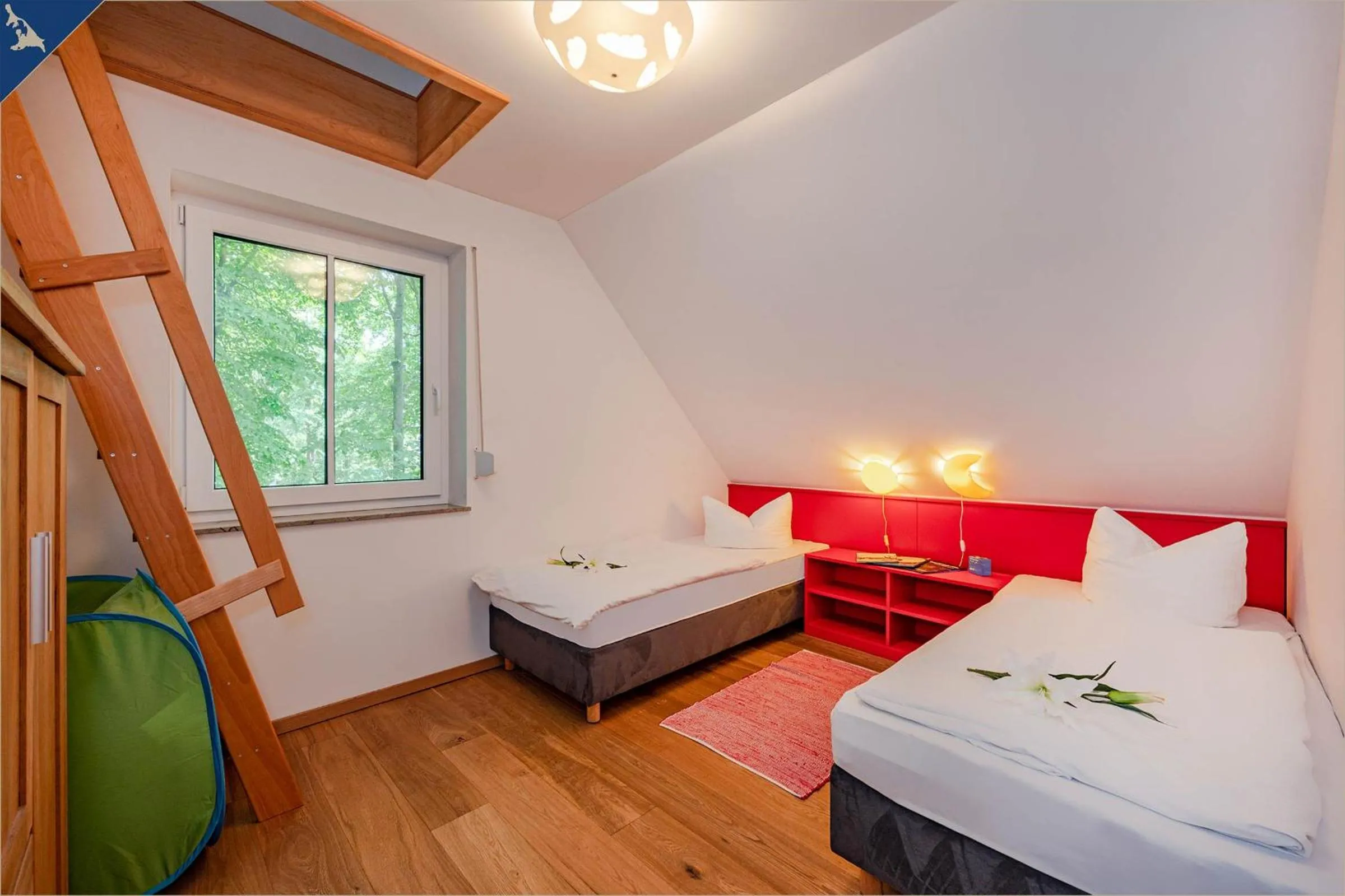 Bedroom in Waldsiedlung Kontraste