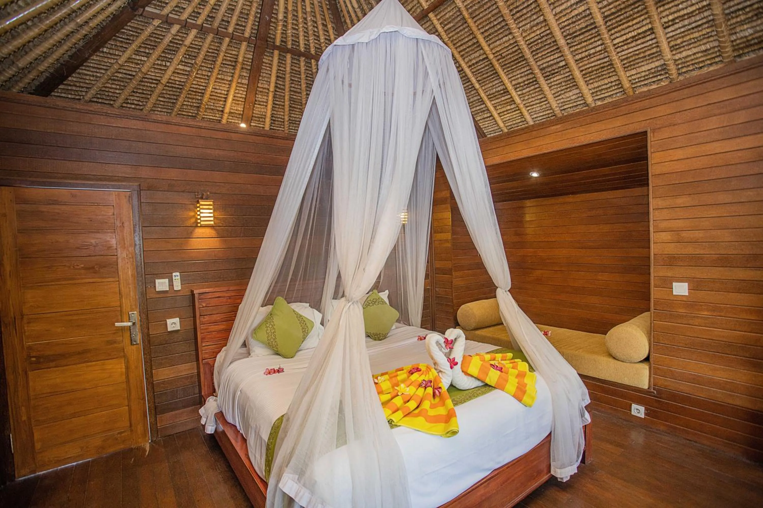 Bed in Lembongan Mantra Huts