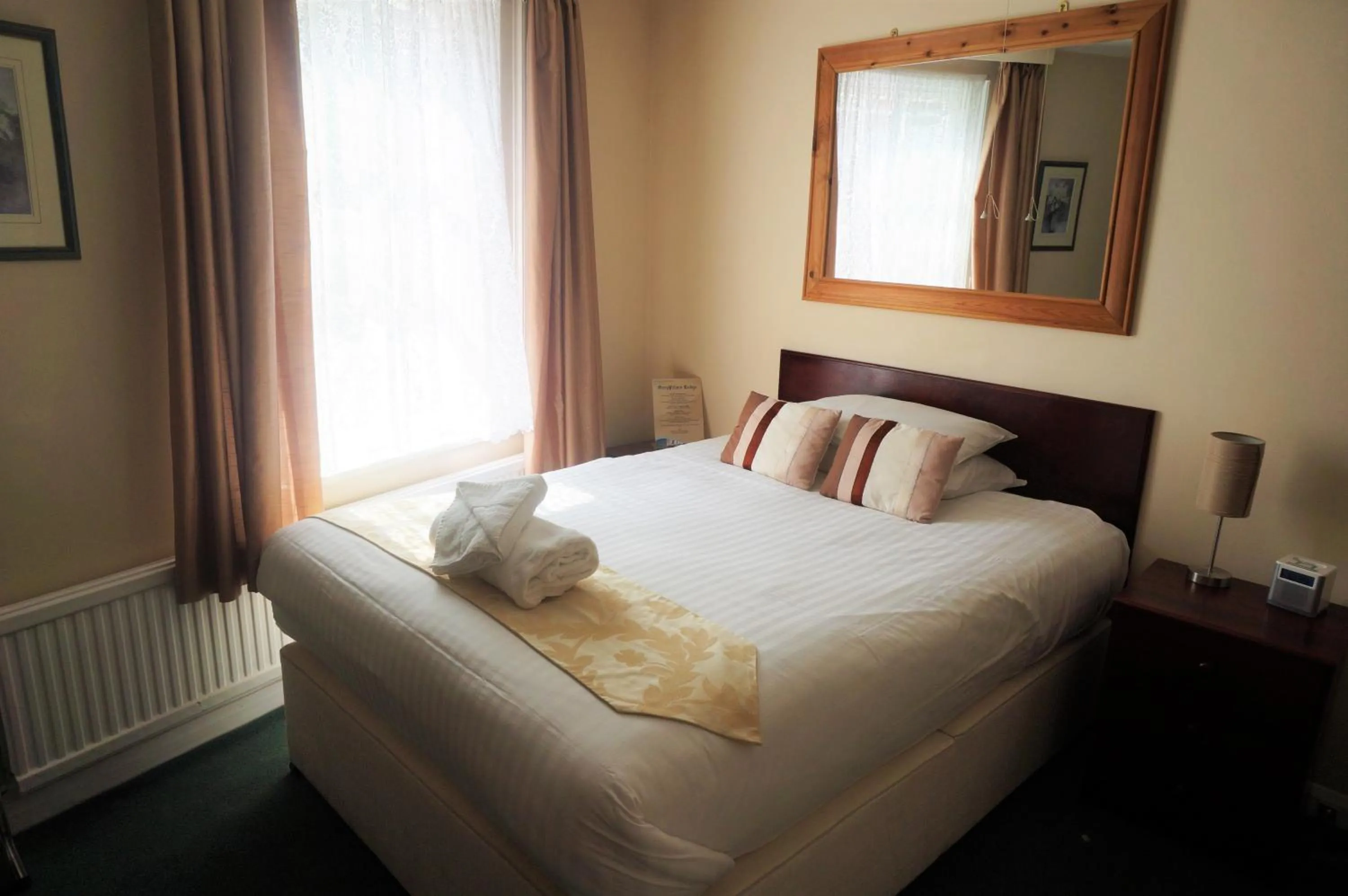 Bed in Greyfriars Lodge Canterbury