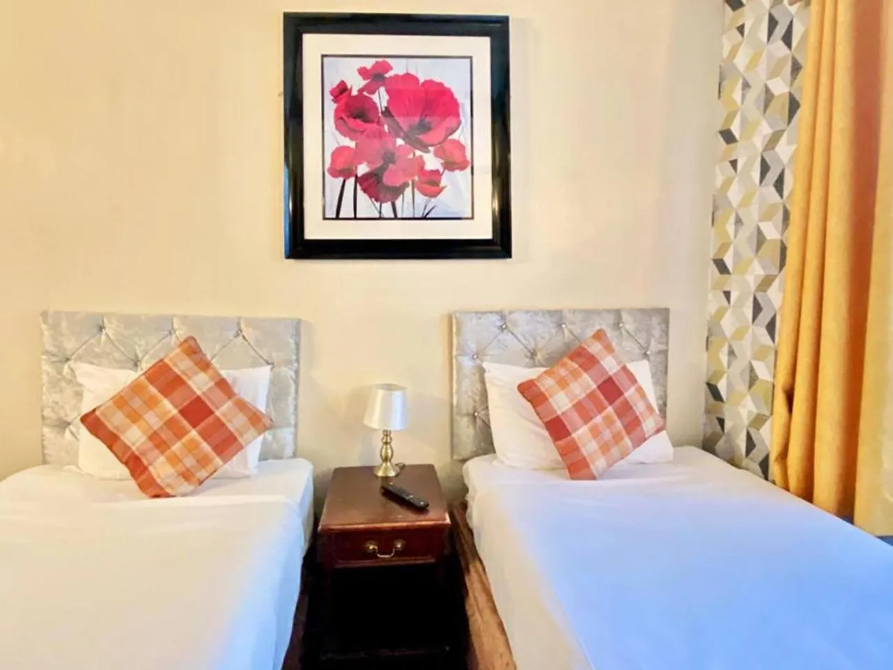 Bed in Greyfriars Lodge Canterbury