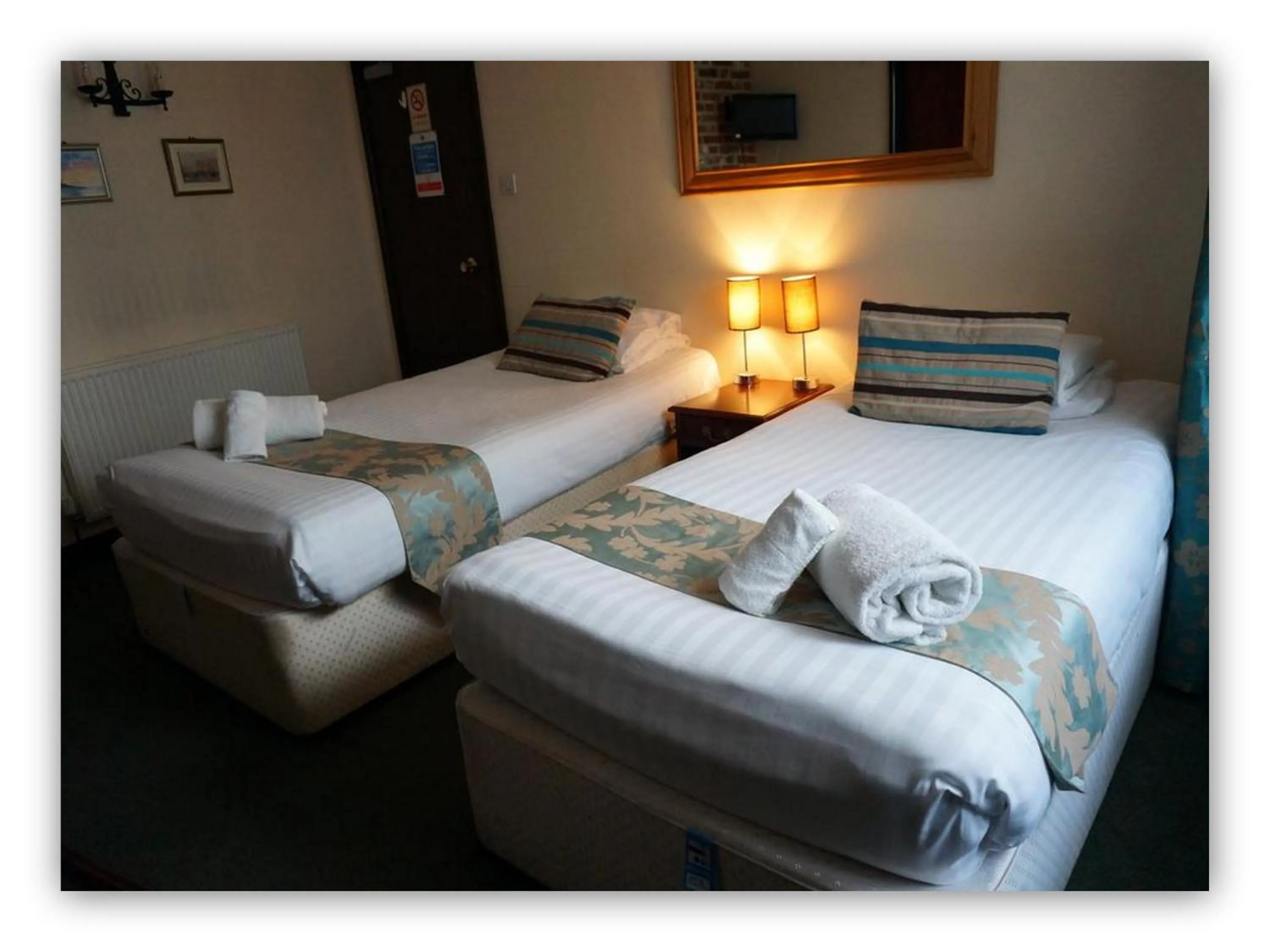 Bed in Greyfriars Lodge Canterbury