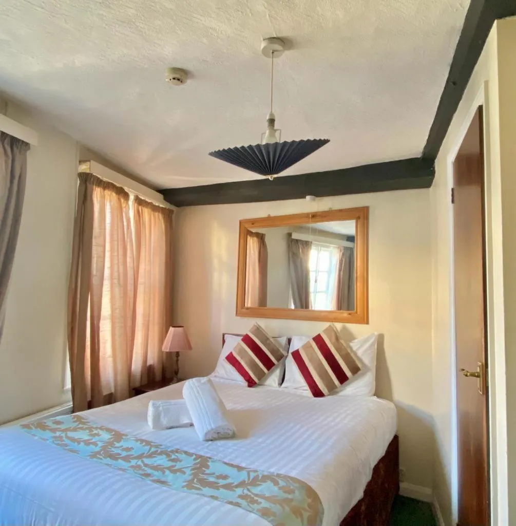 Bed in Greyfriars Lodge Canterbury