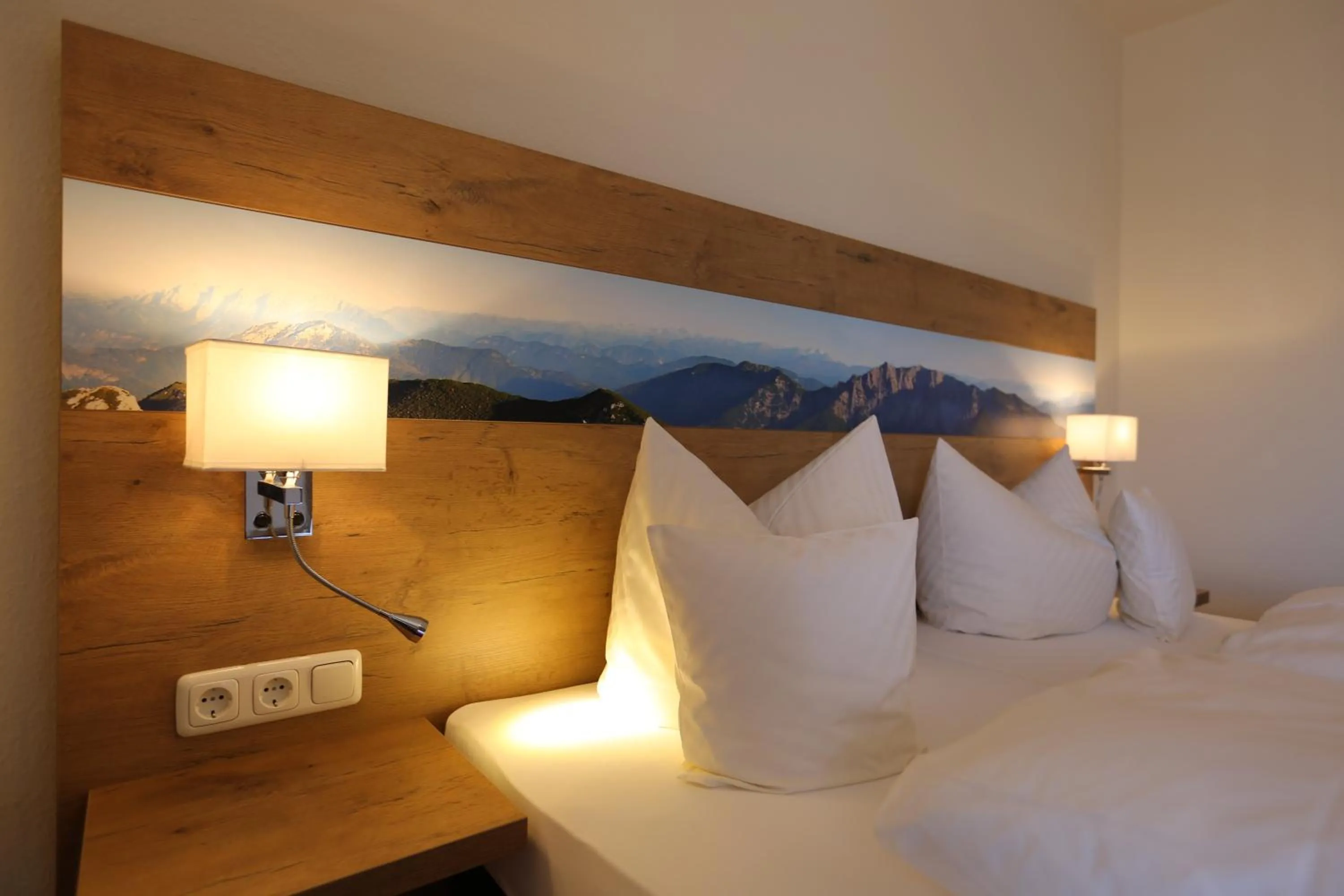 Bed in Gästehaus Heimgarten