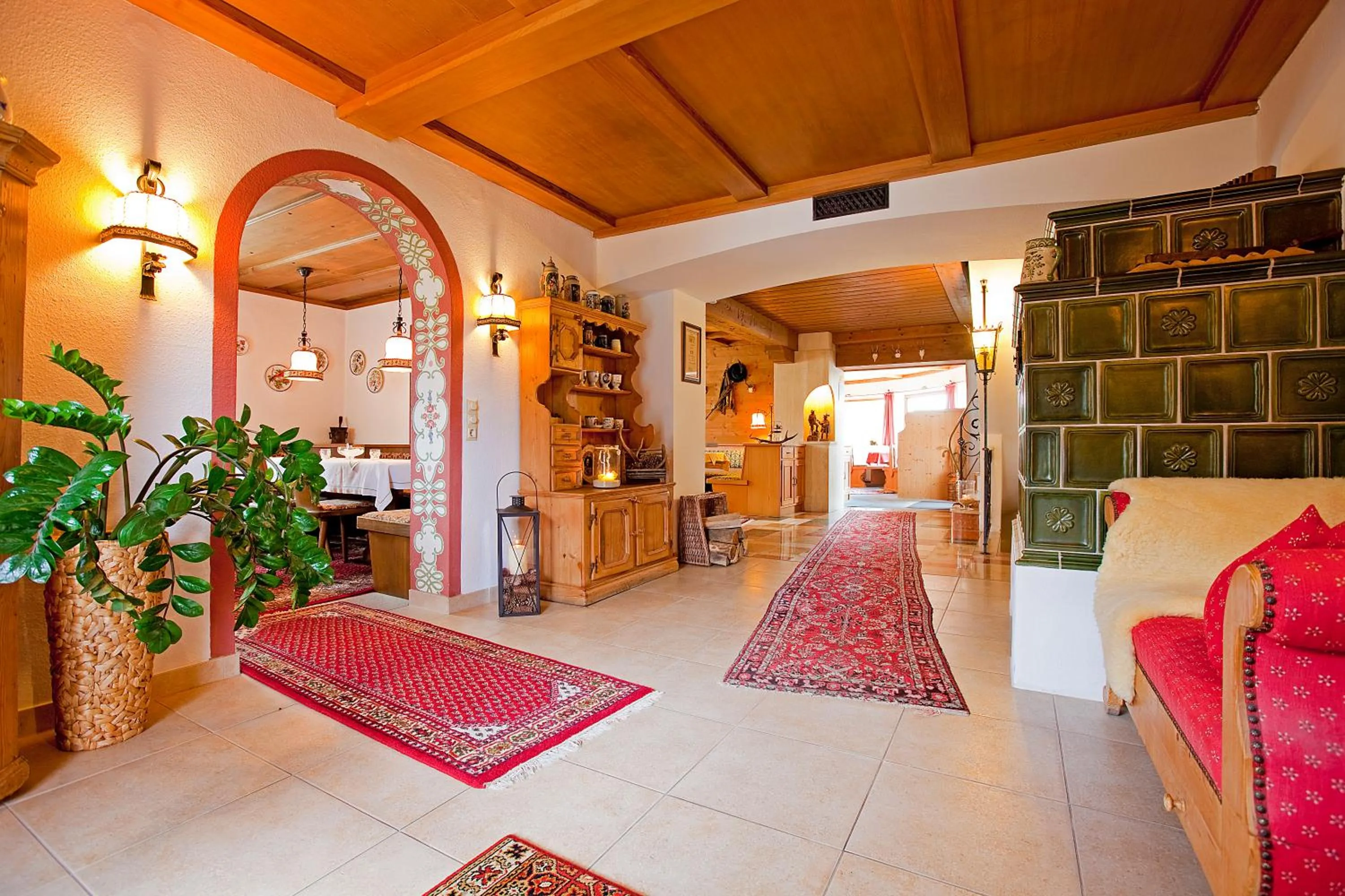 Lobby or reception in Gästehaus Heimgarten