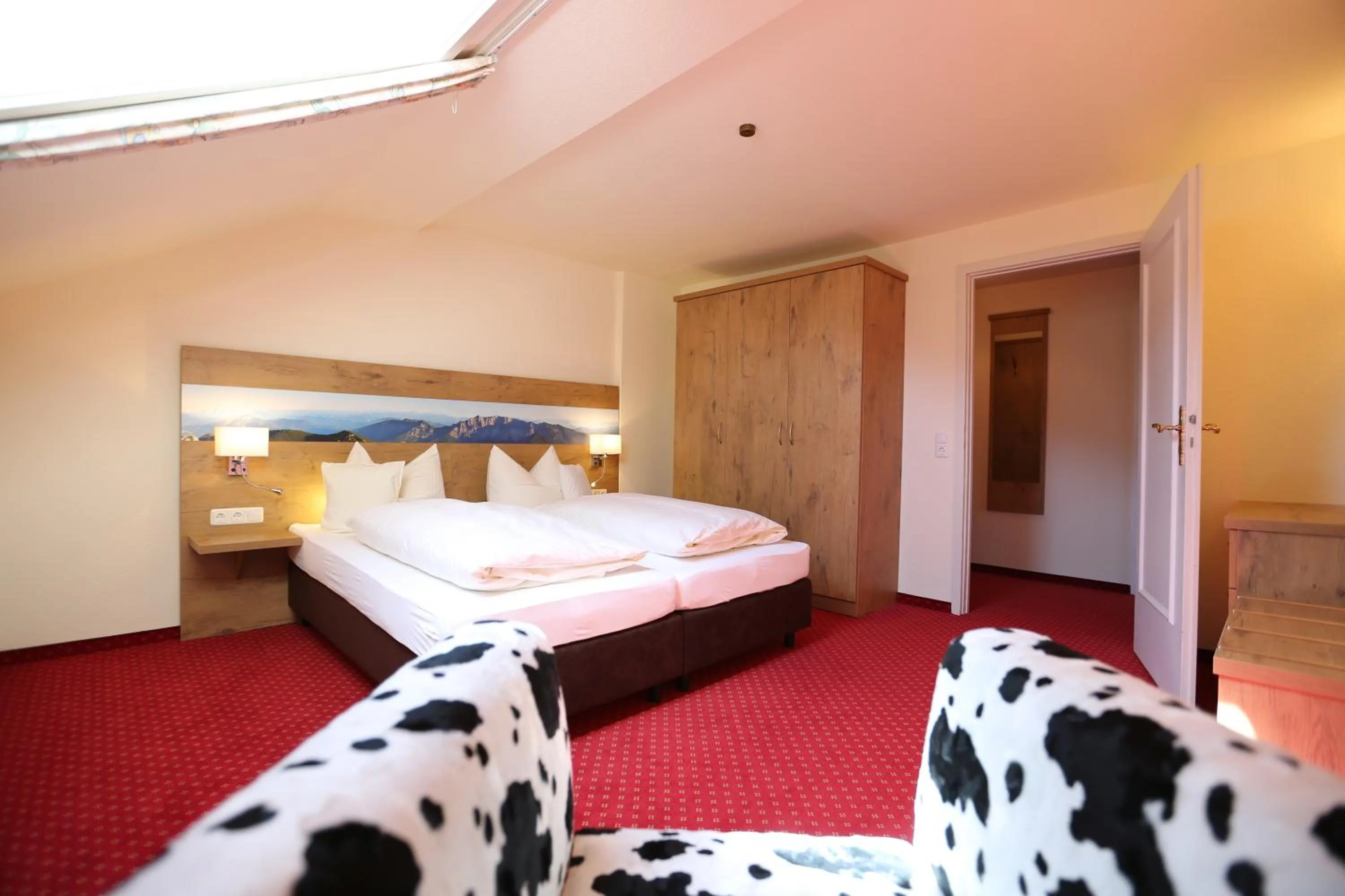 Bedroom, Bed in Gästehaus Heimgarten