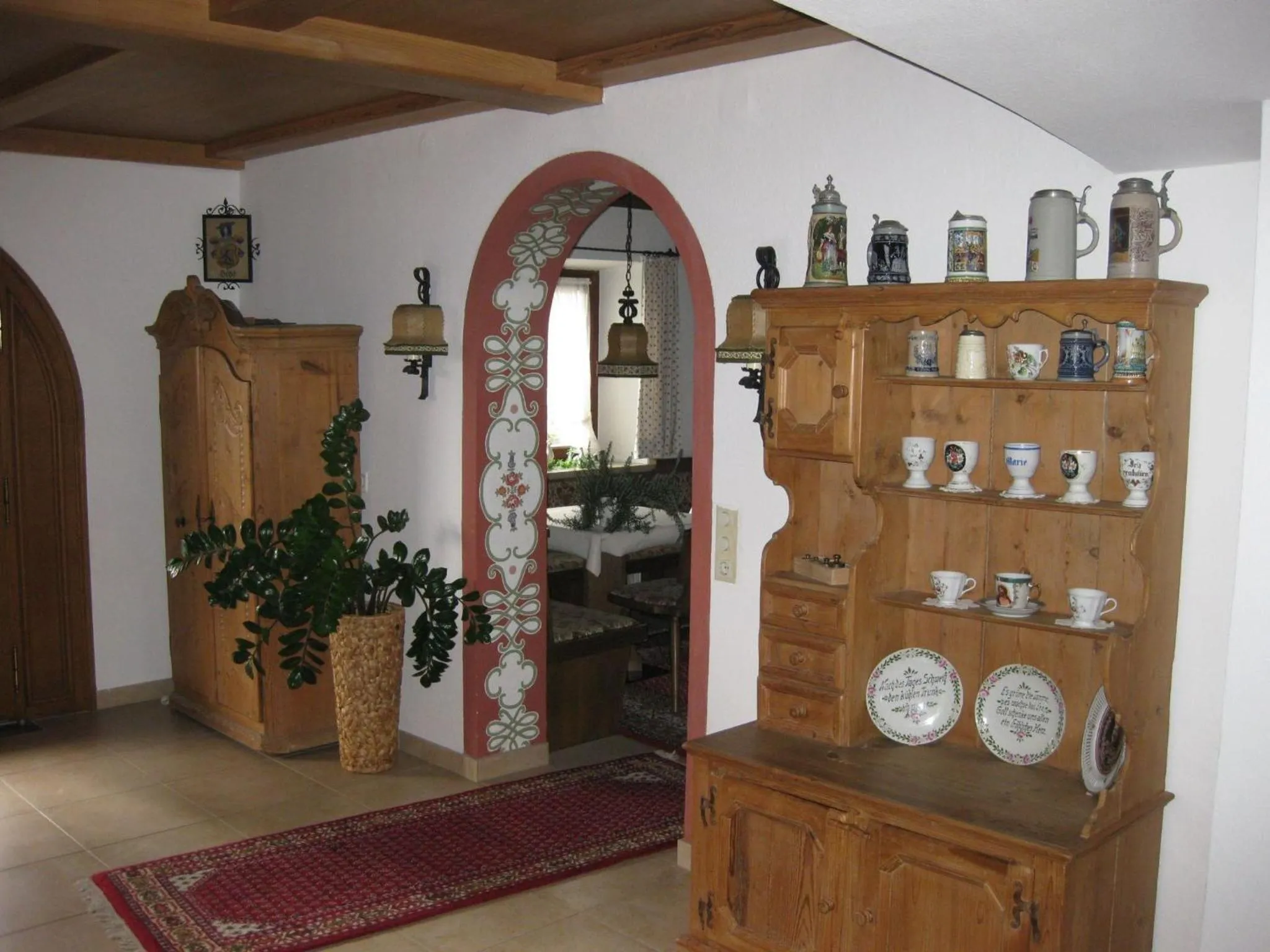 Lobby or reception in Gästehaus Heimgarten