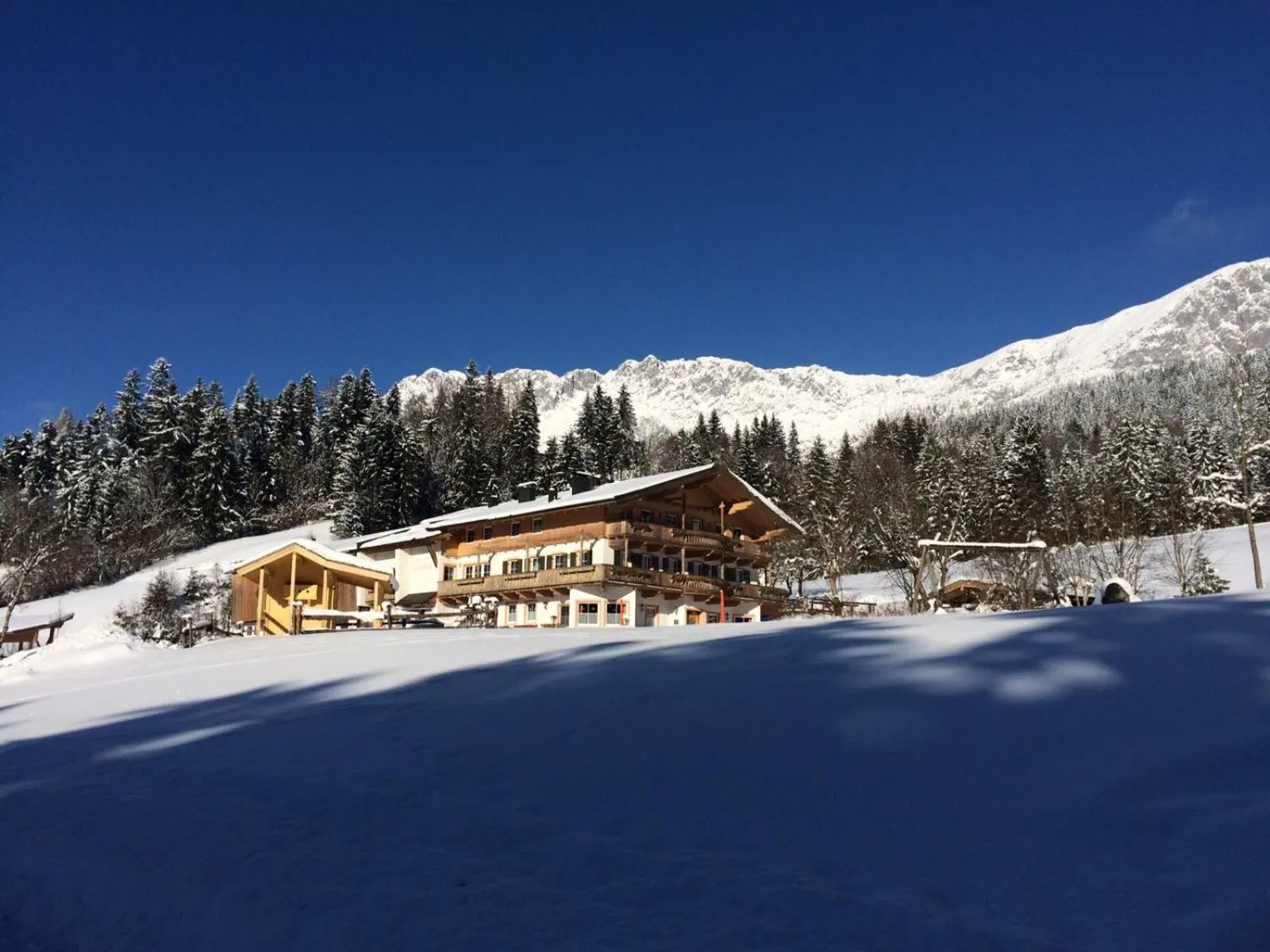 Winter in Grubhof Appartements