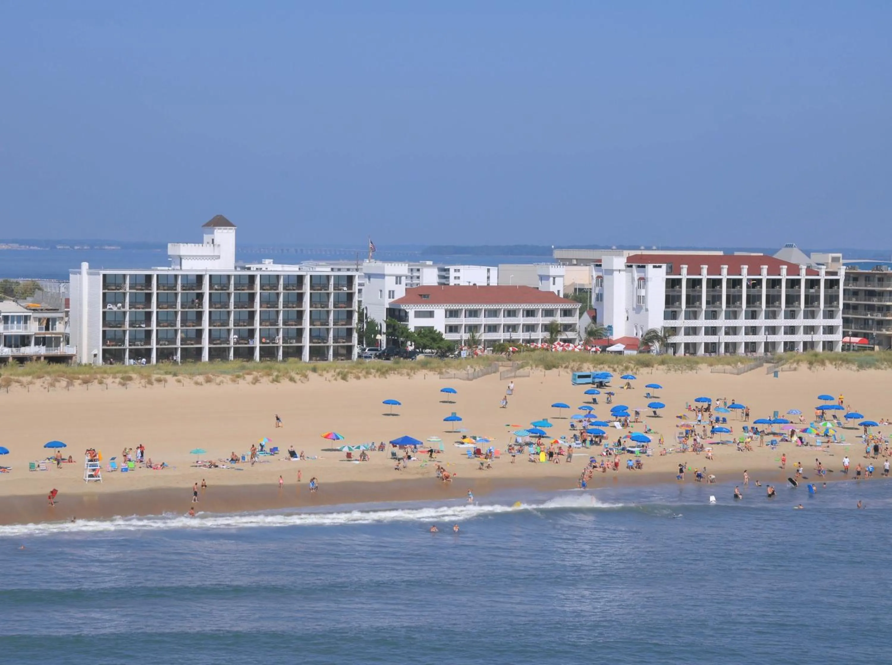 Bird's eye view in Castle in the Sand
