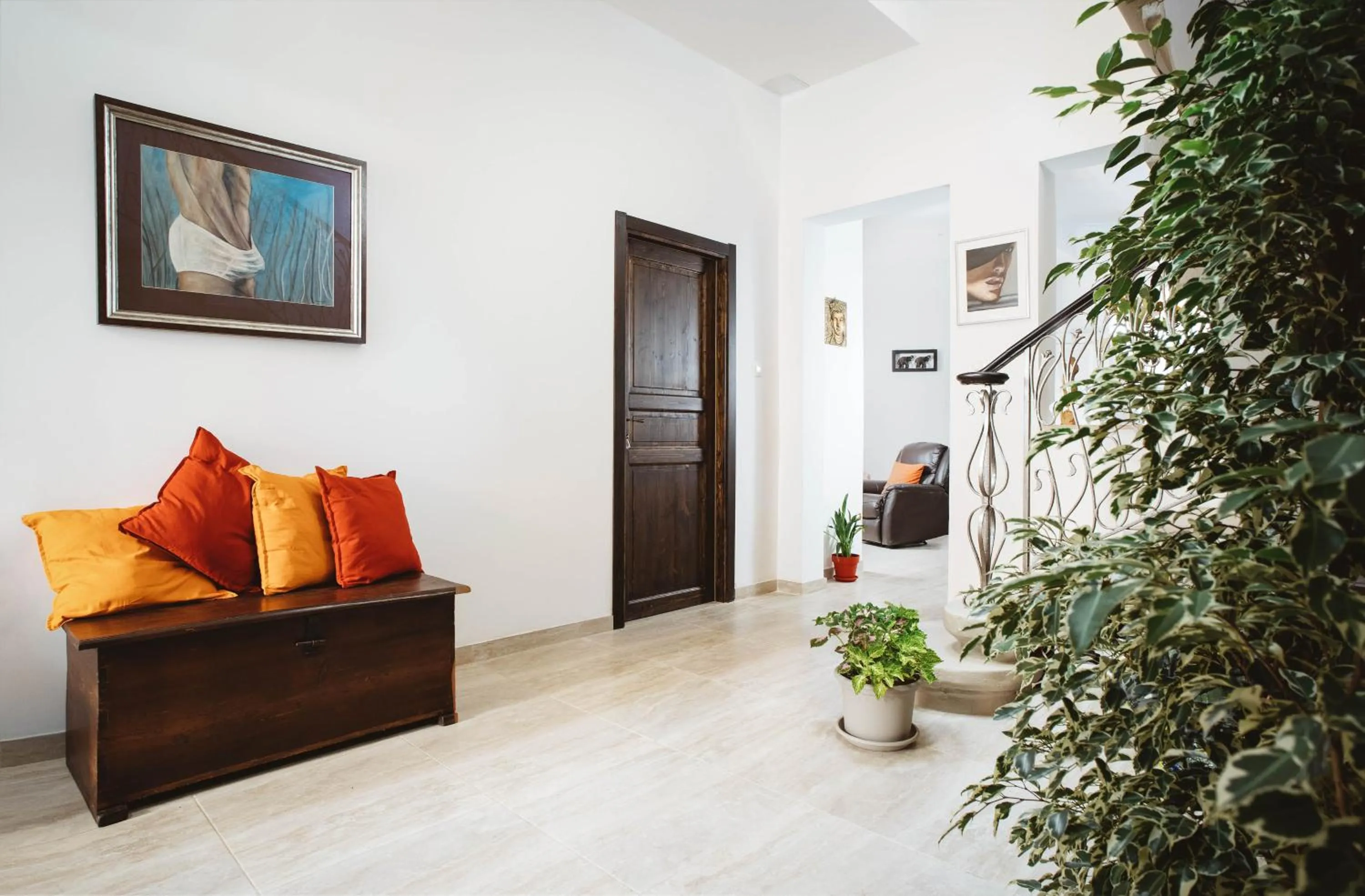 Lobby or reception in Fauzia B&B