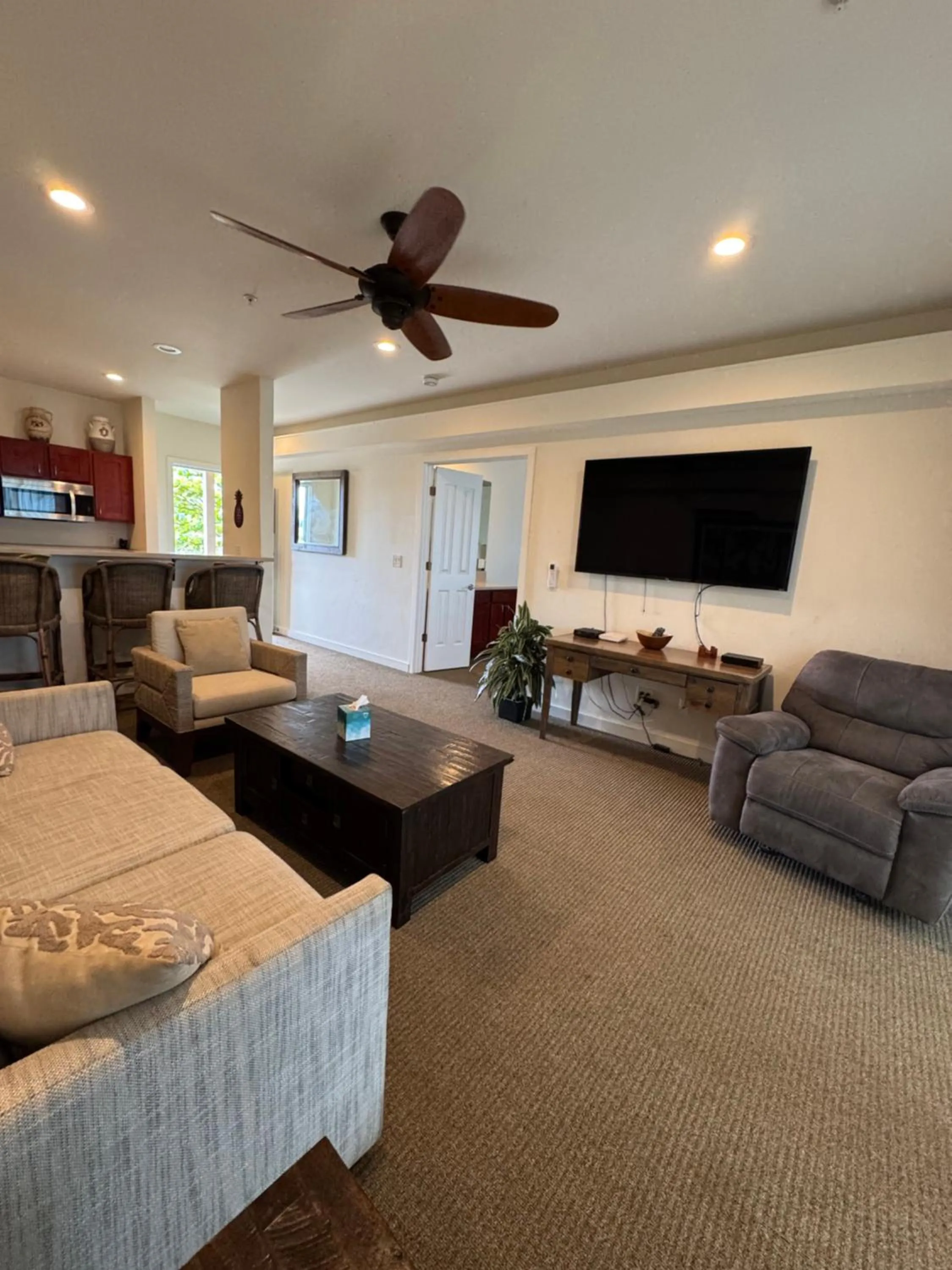 Living room in Hotel Coral Reef