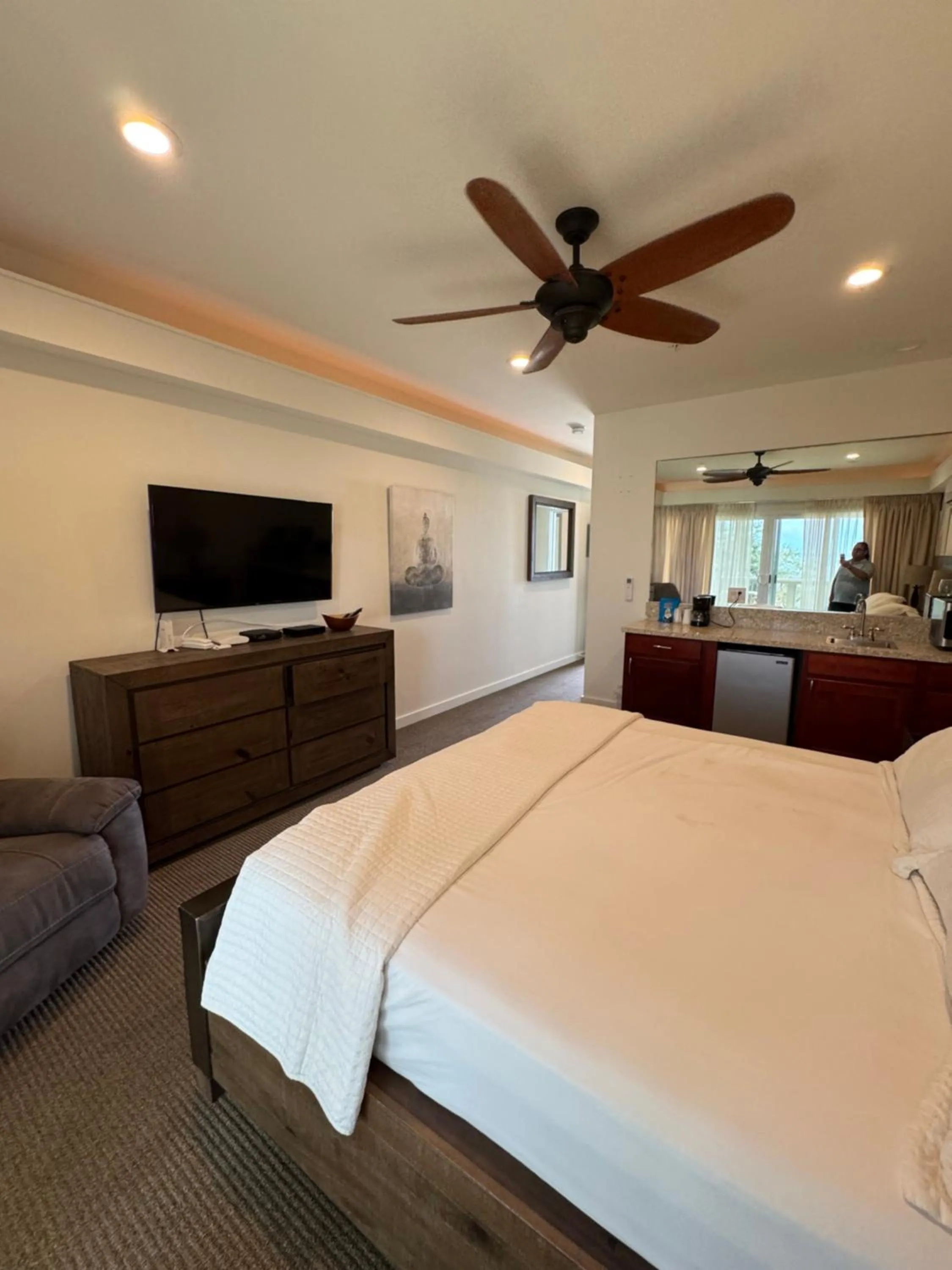 Bed in Hotel Coral Reef