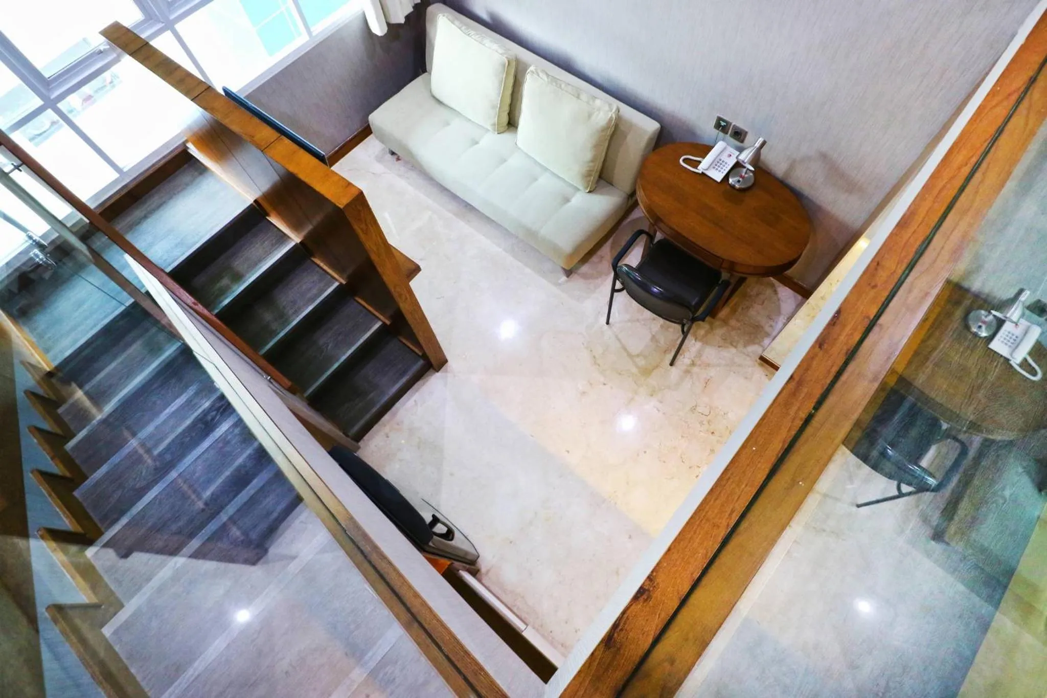 Seating area in The Baile