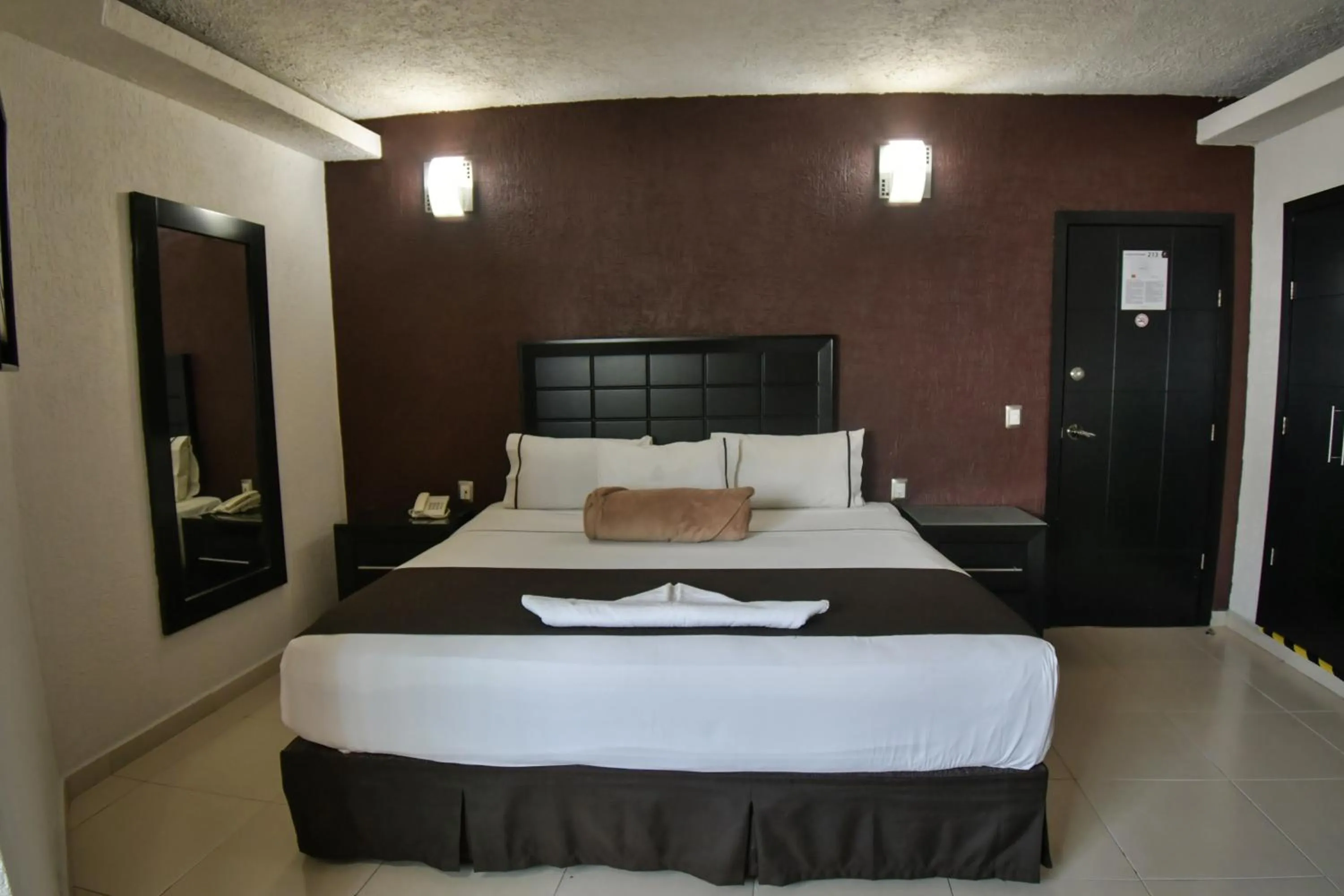 Bed in Hotel Portonovo Plaza Centro