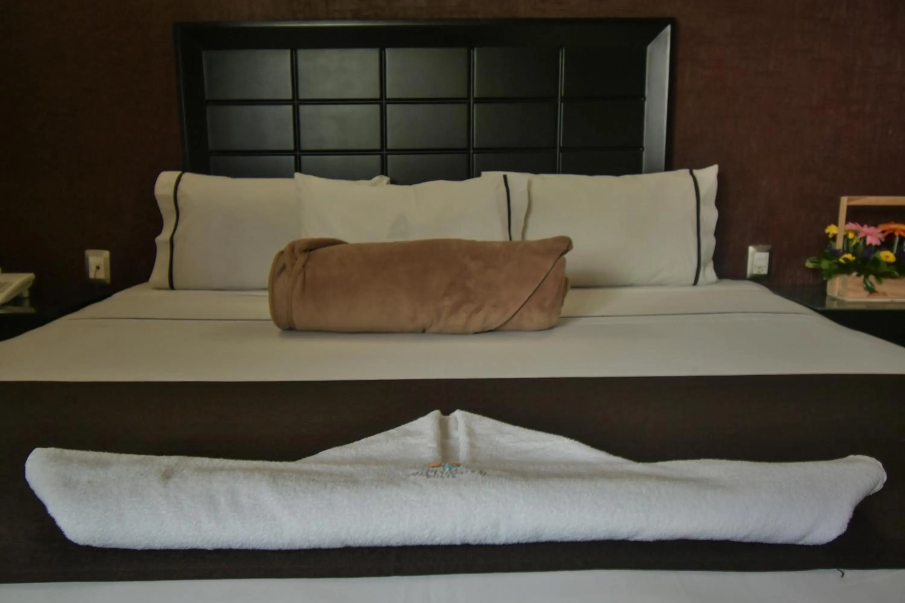 Bed in Hotel Portonovo Plaza Centro