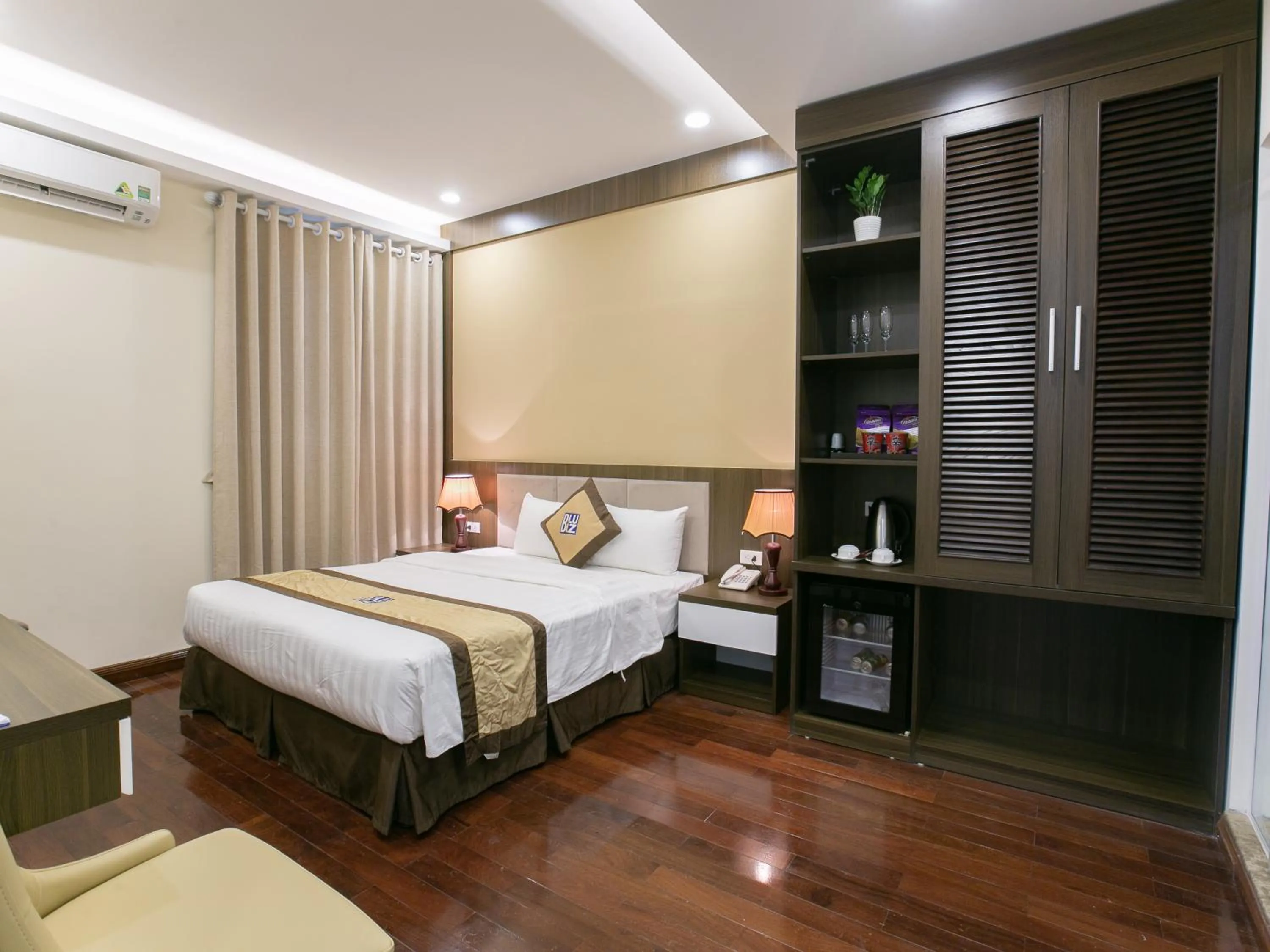 Bed in Blubiz Hotel My Dinh Song Da