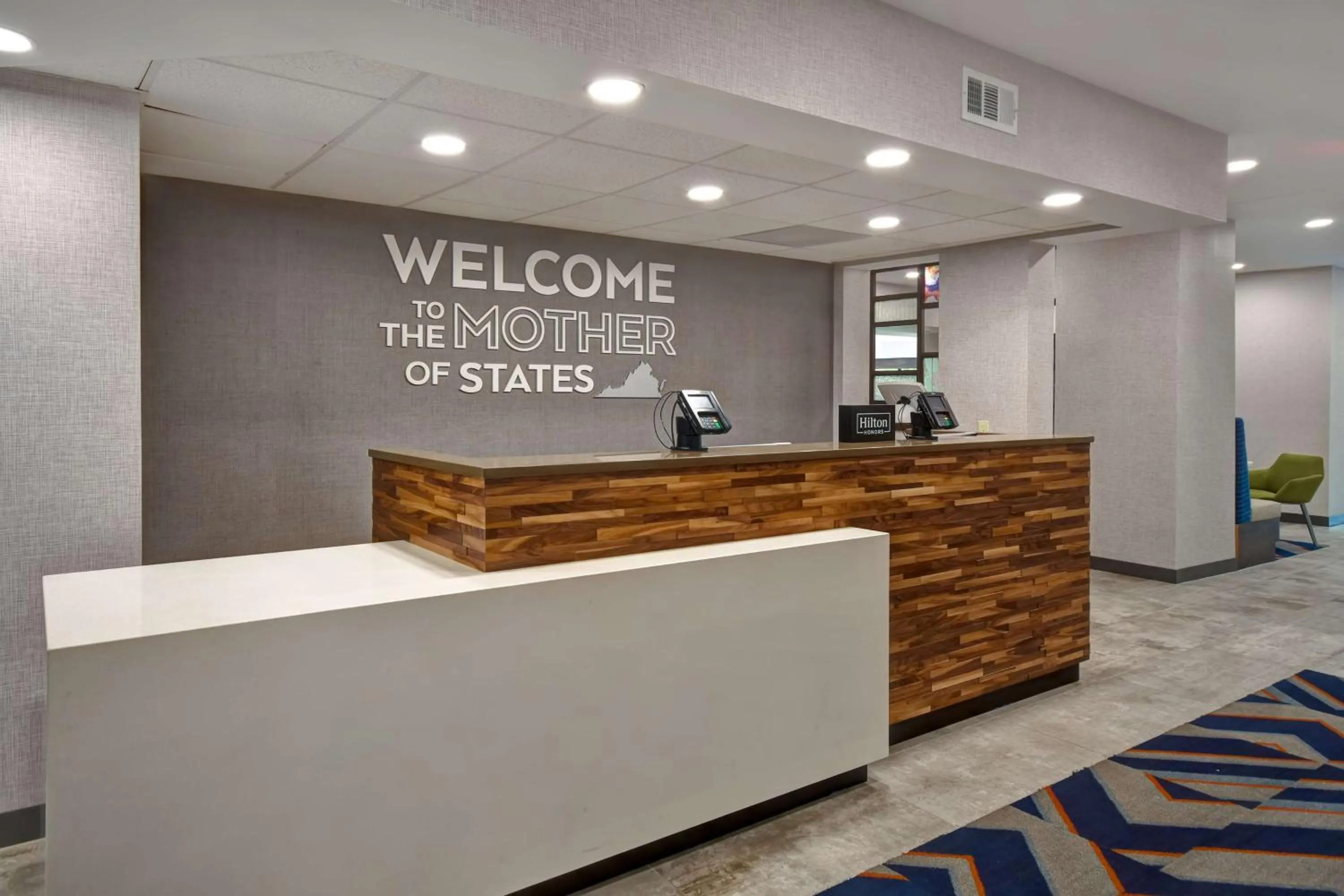 Lobby or reception in Hampton Inn Potomac Mills Woodbridge