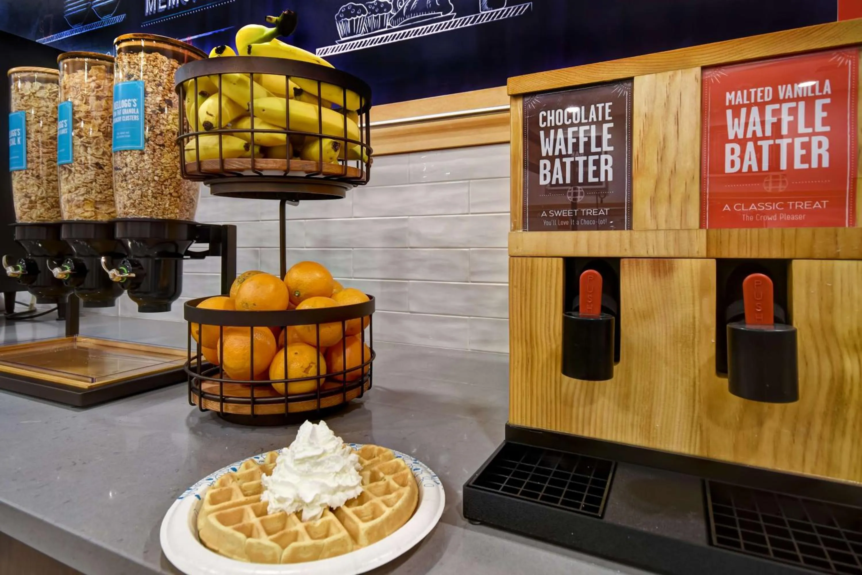 Breakfast in Hampton Inn Potomac Mills Woodbridge