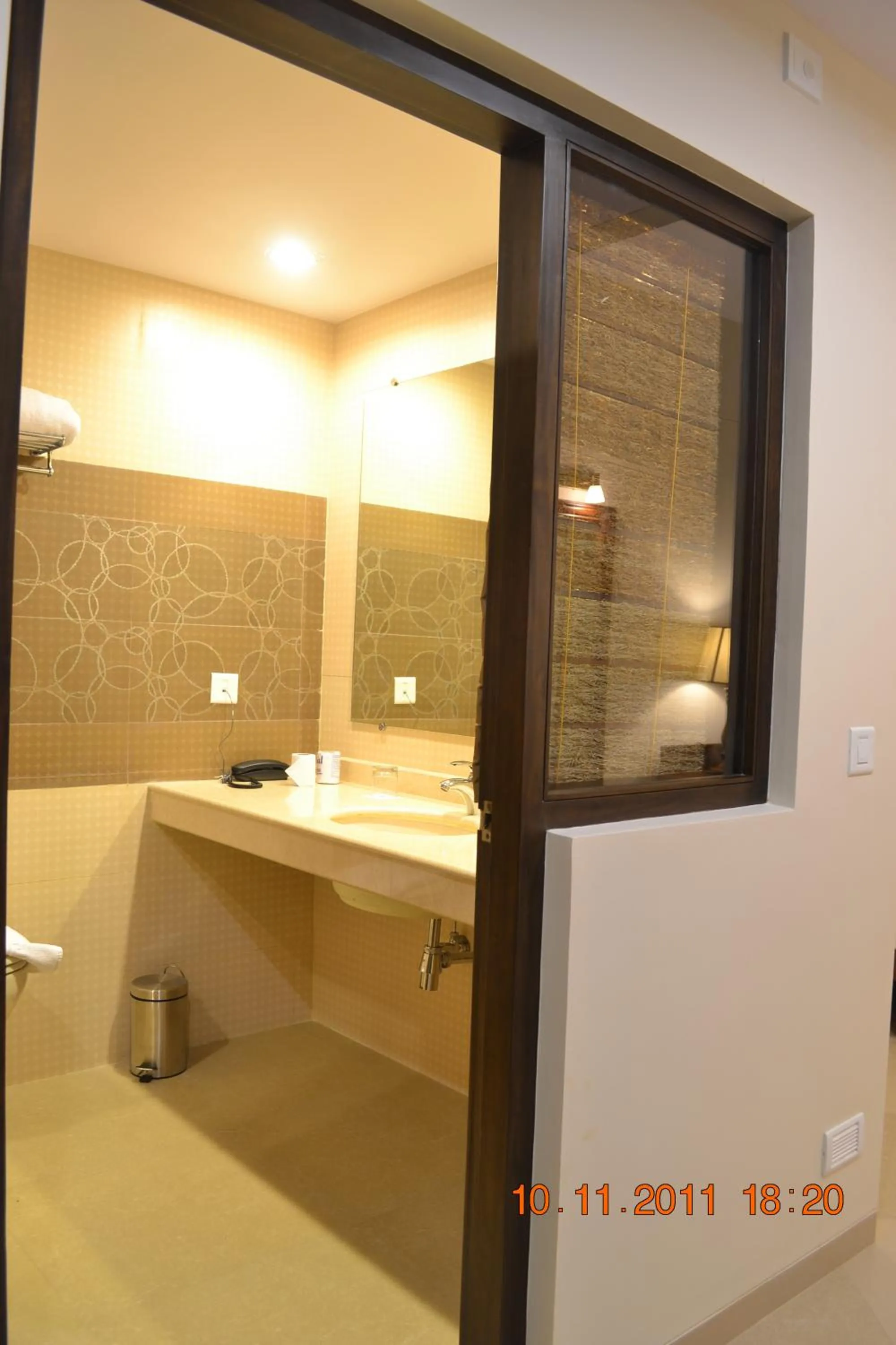 Bathroom in Uday Suites - The Airport Hotel