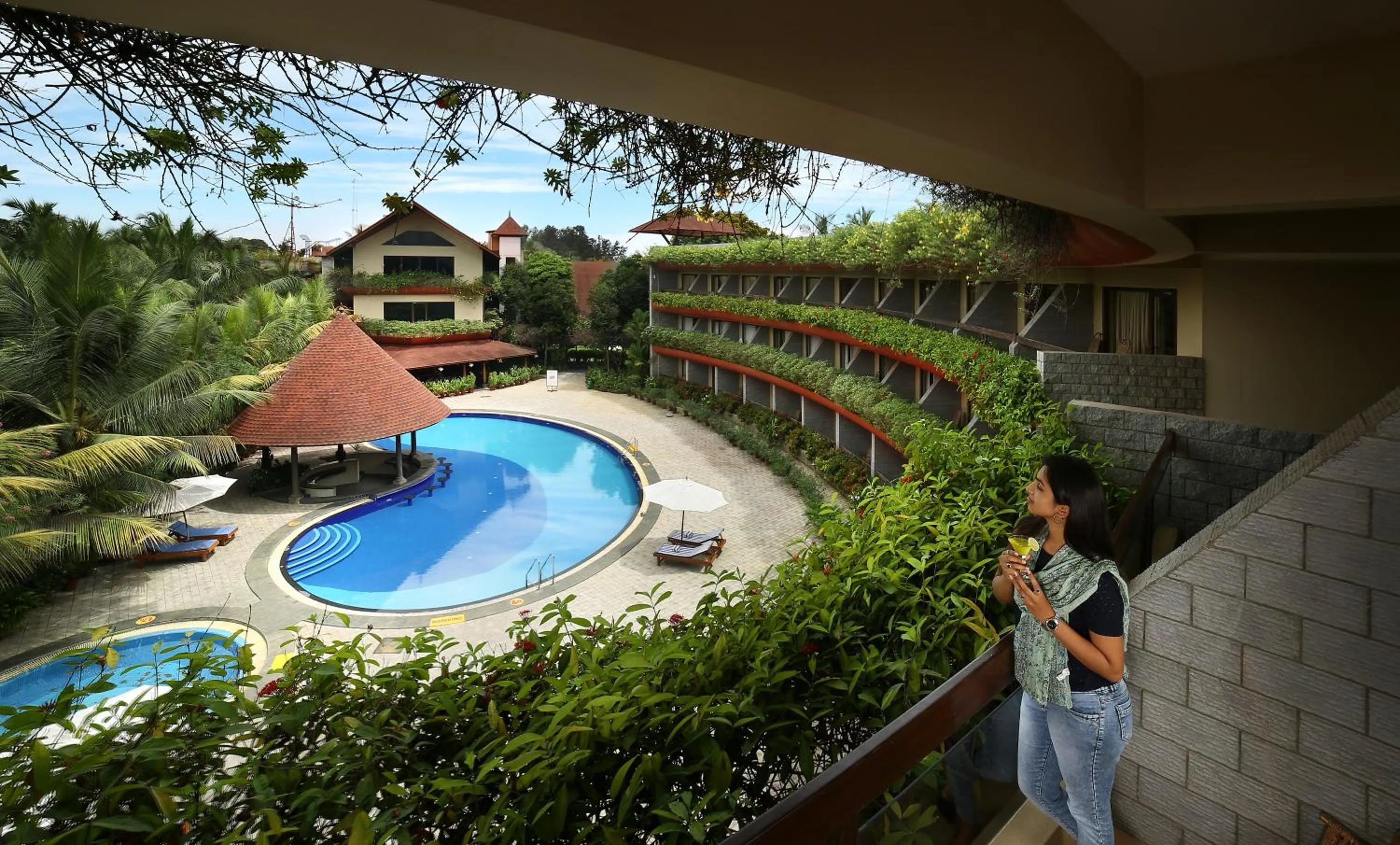 View (from property/room) in Uday Suites - The Airport Hotel