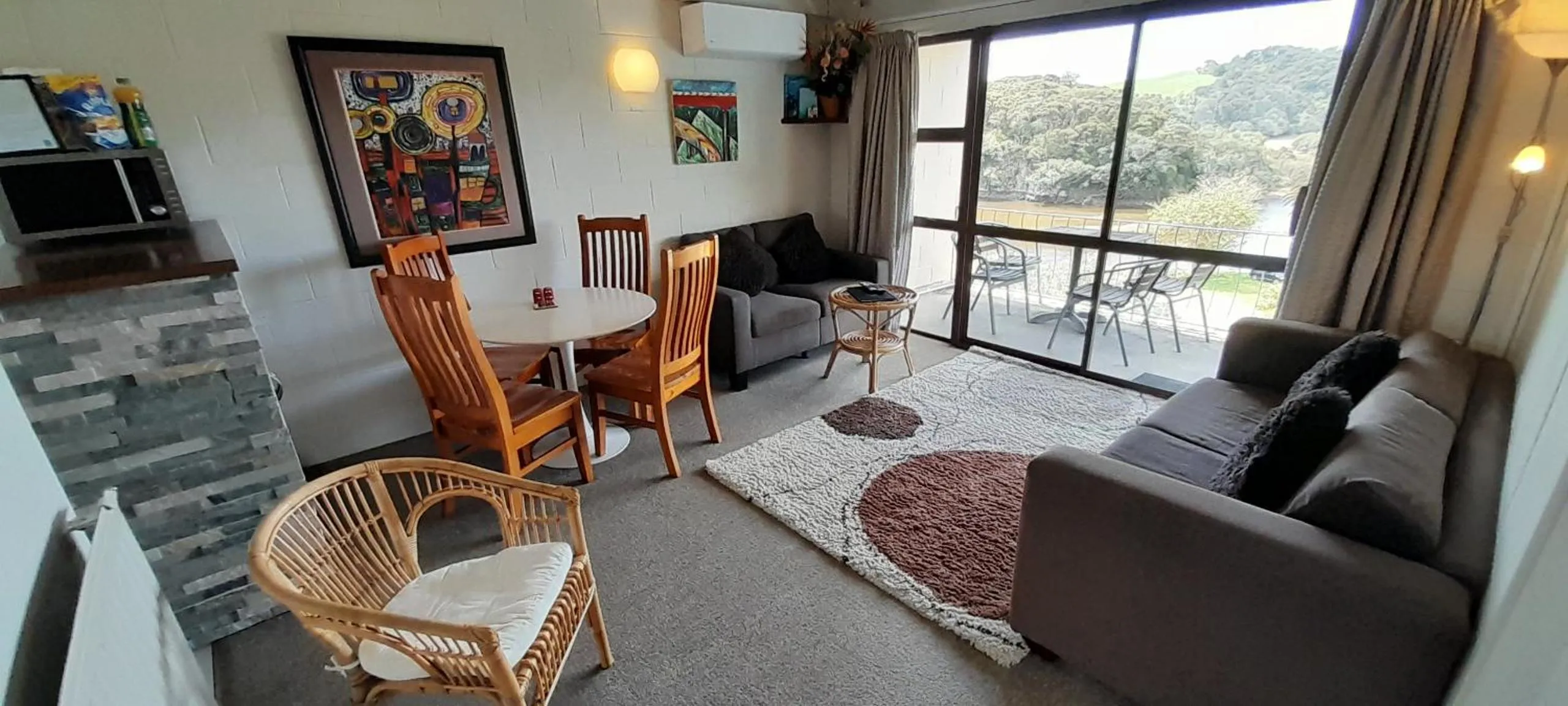 Living room in Waterfalls Estate - Motel & Campground