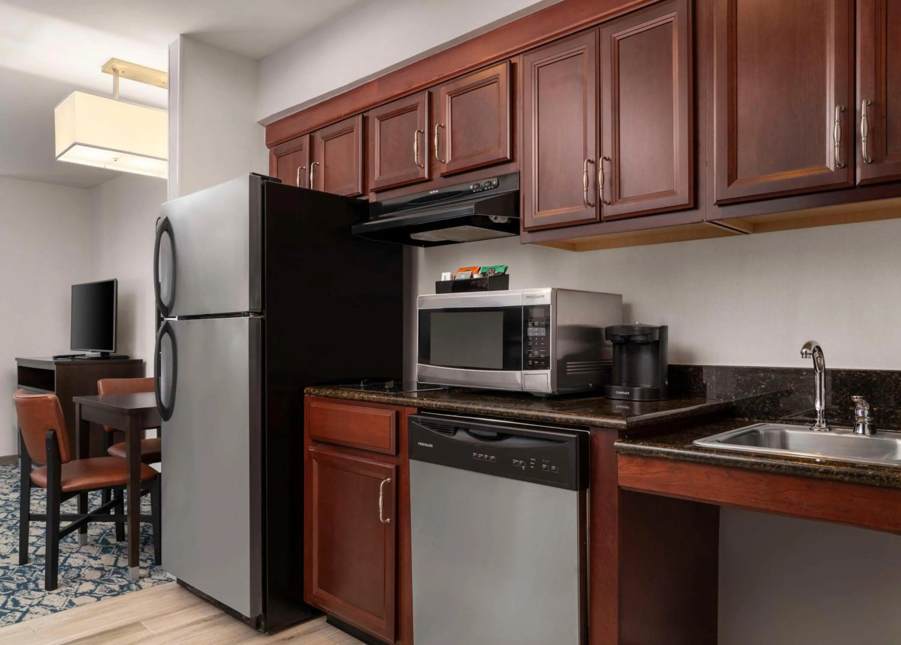 Kitchen or kitchenette in Homewood Suites by Hilton Boston Cambridge-Arlington, MA