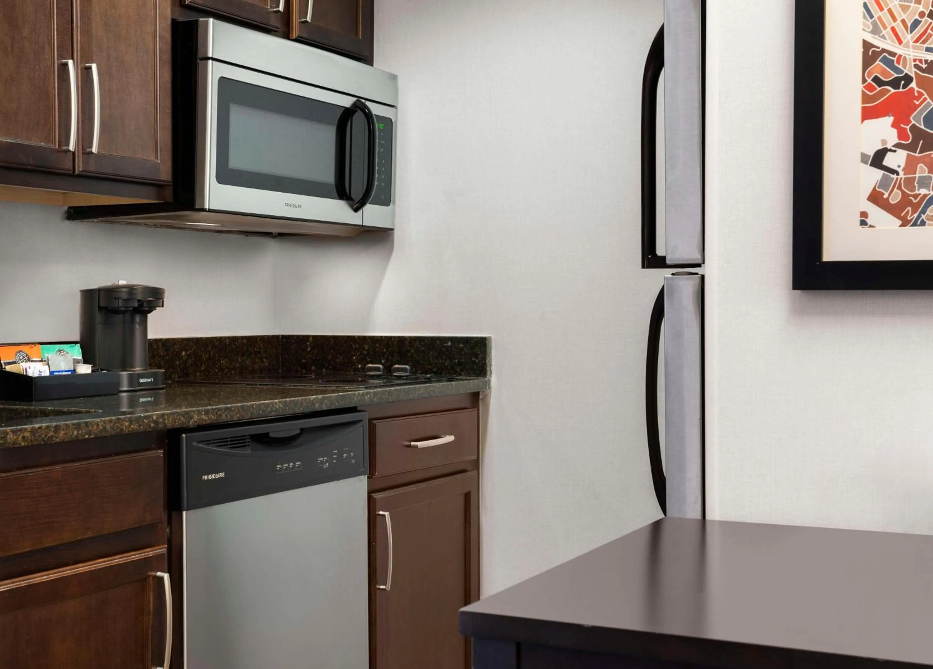 Kitchen or kitchenette in Homewood Suites by Hilton Boston Cambridge-Arlington, MA