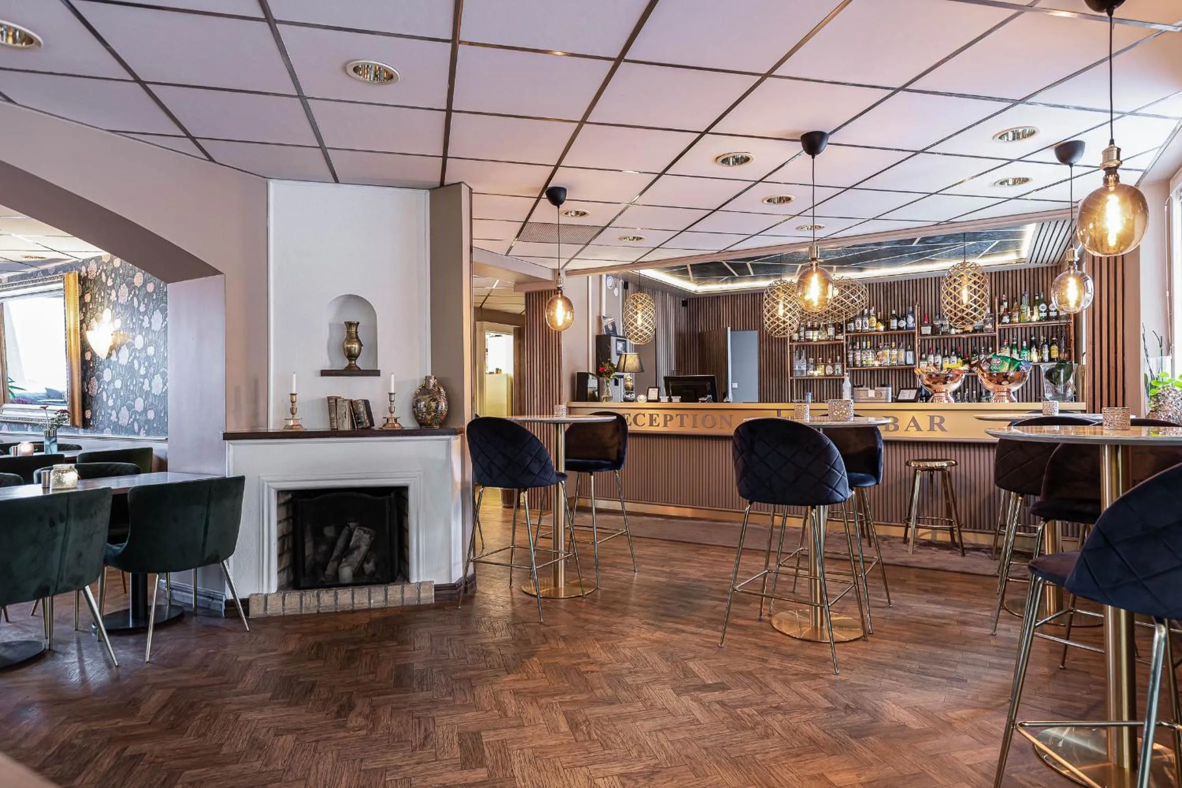 Lobby or reception in Hotell Arkad