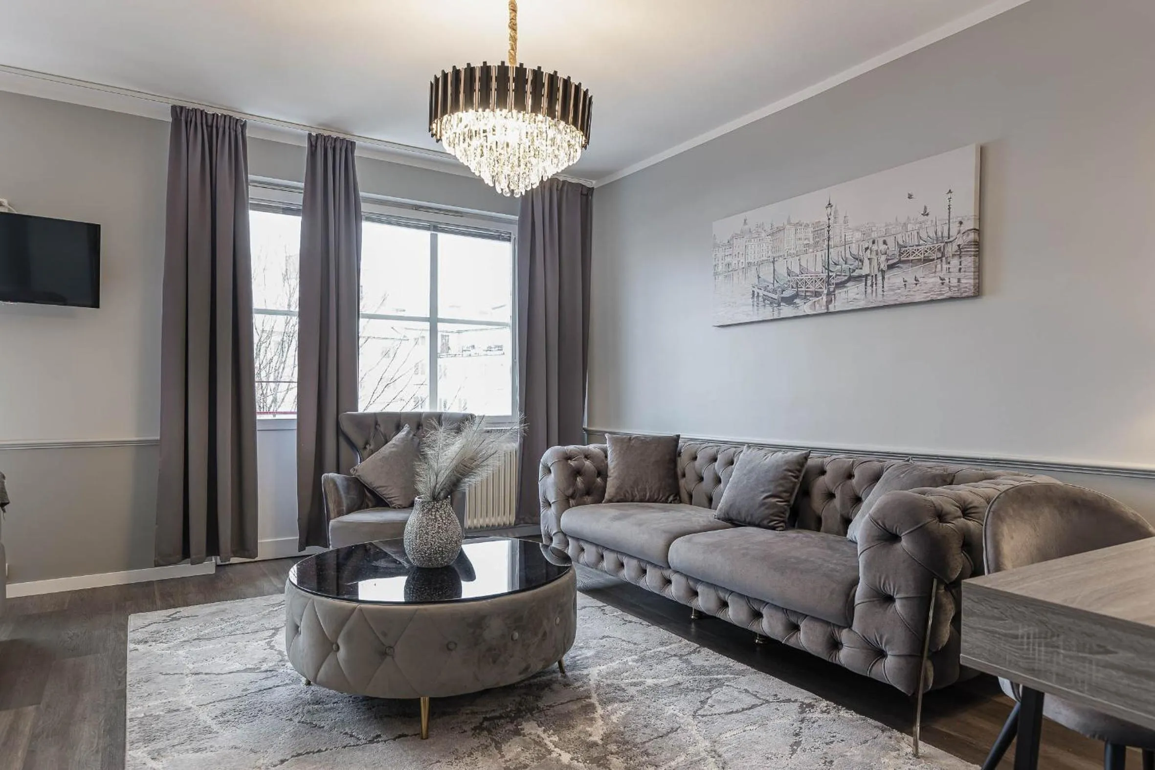 Living room in Hotell Arkad