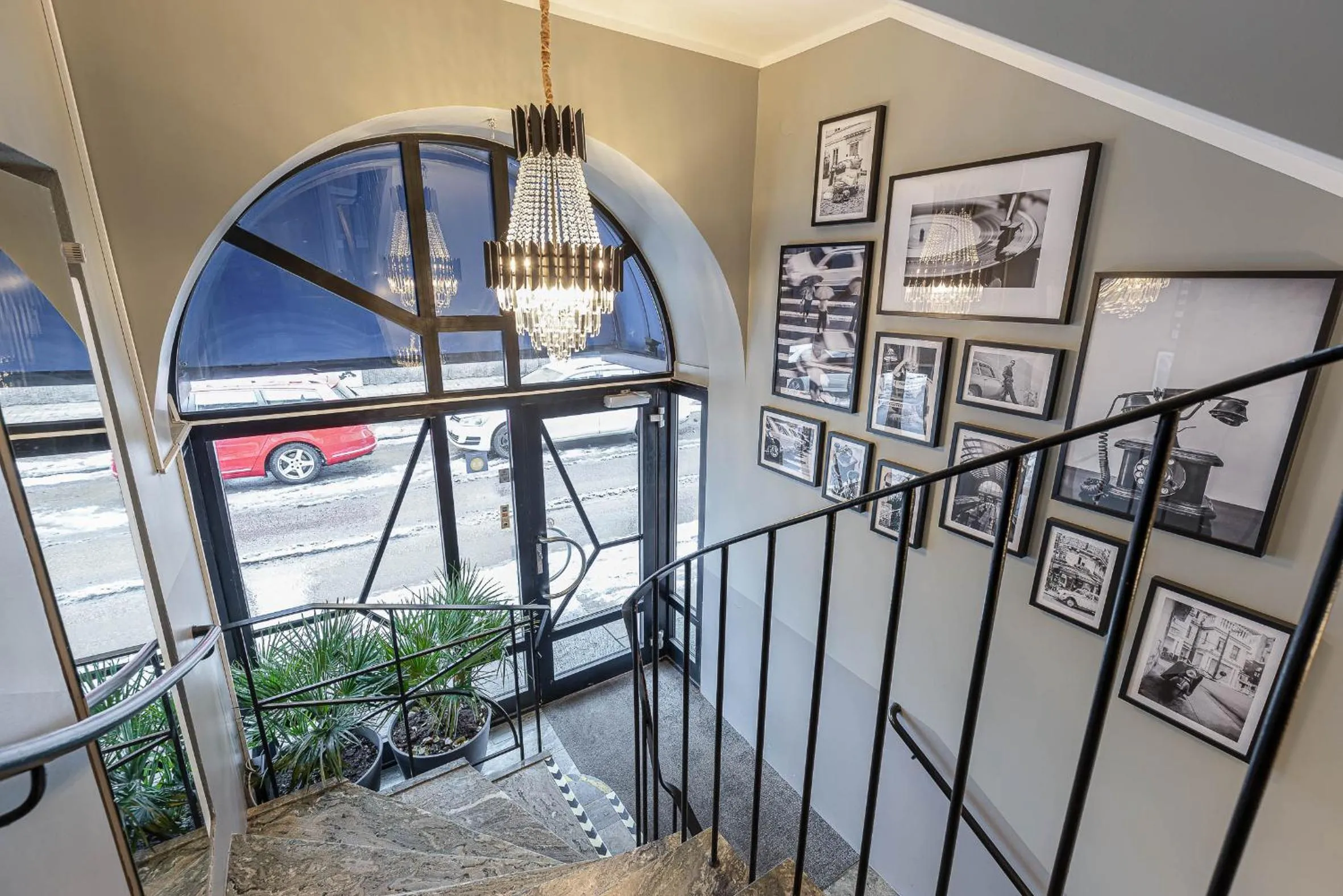 Facade/entrance in Hotell Arkad