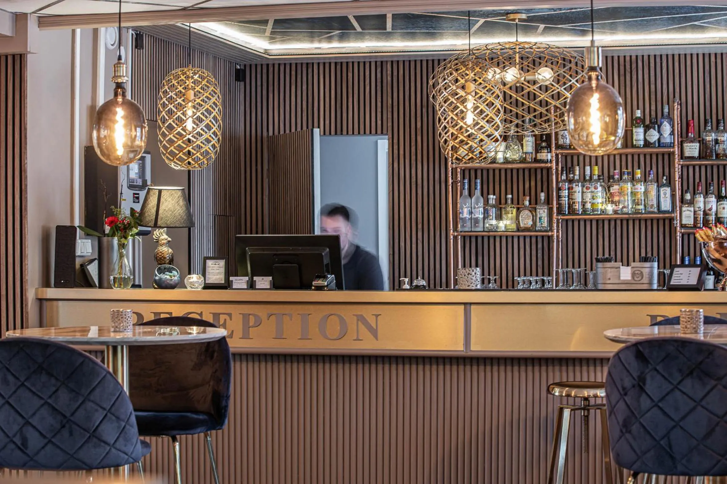 Lobby or reception in Hotell Arkad