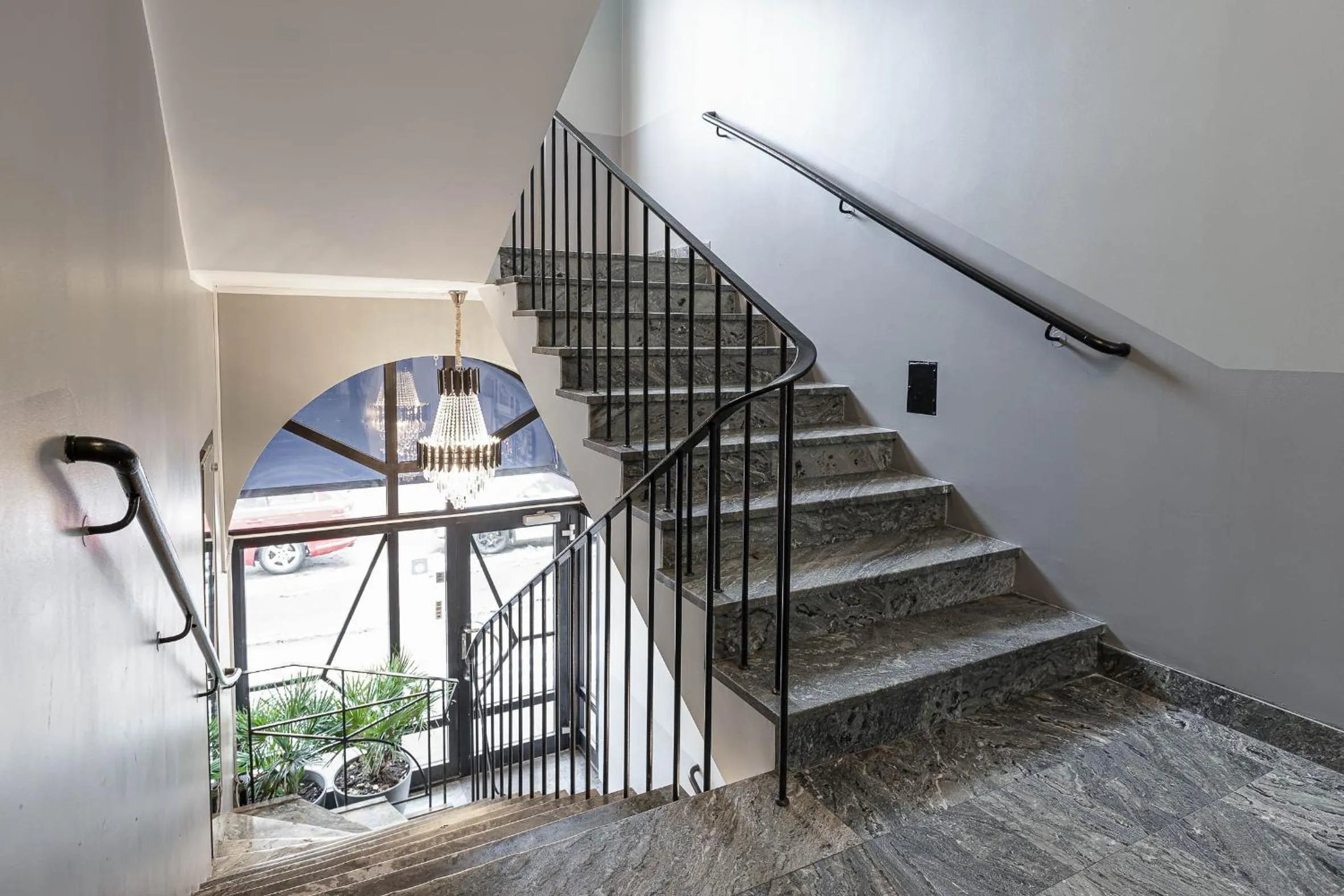 Facade/entrance in Hotell Arkad