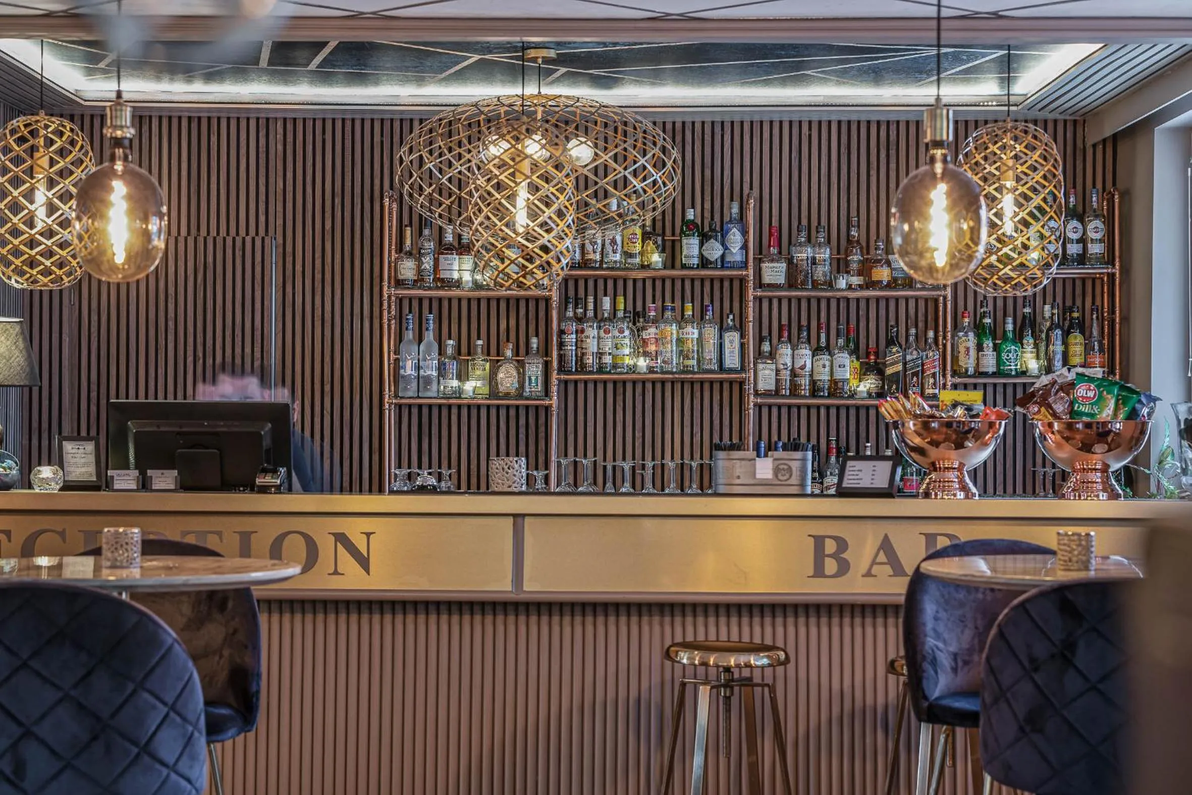 Lounge or bar in Hotell Arkad